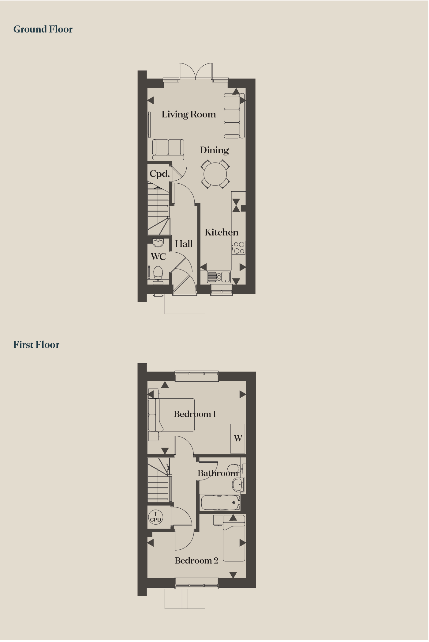 Oast House Place - Hopbine (7), 13, The Hopbine - Home 7, Oast House Place, Ash floorplan