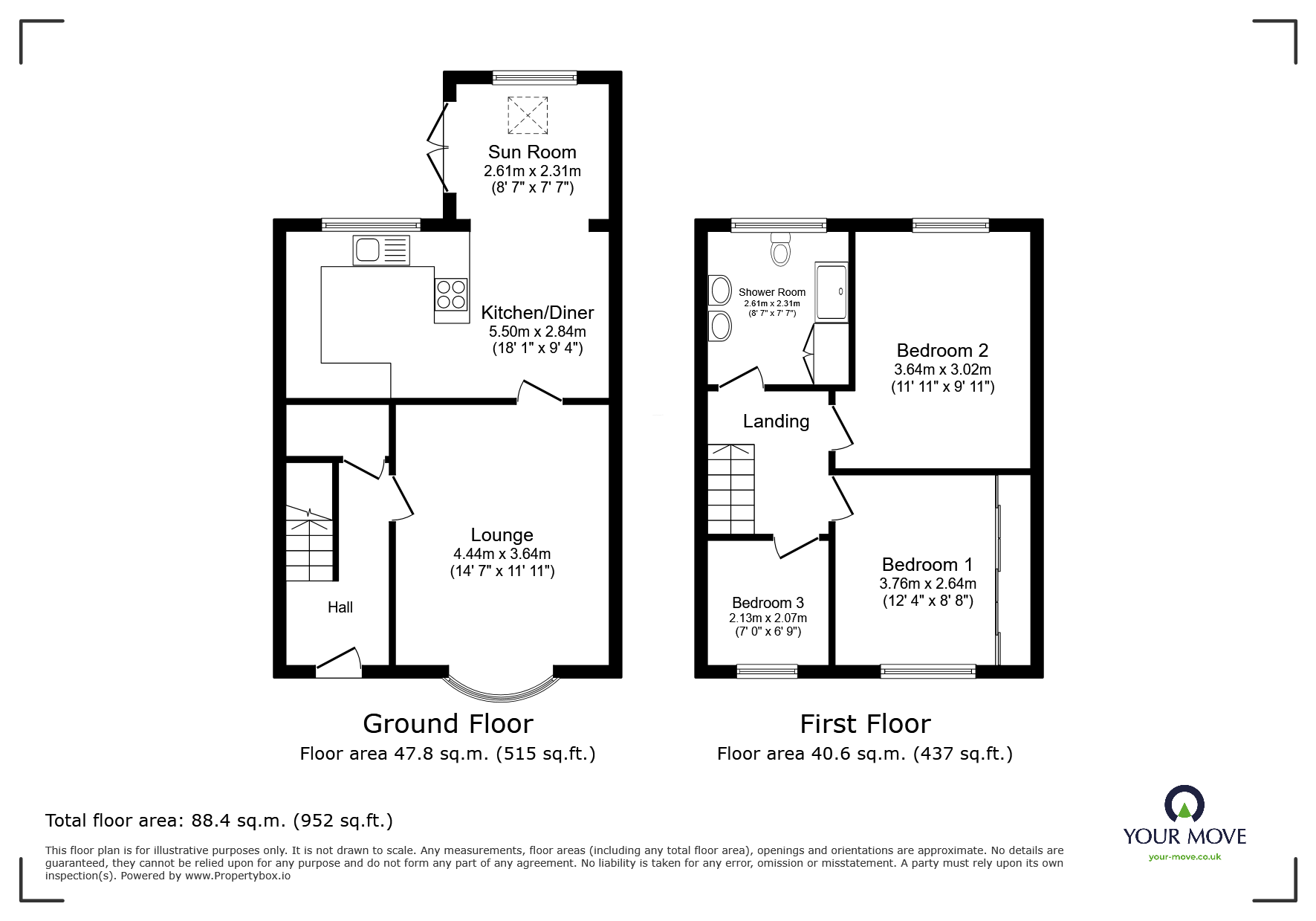 2, Ravensmoor Close, Lincoln floorplan