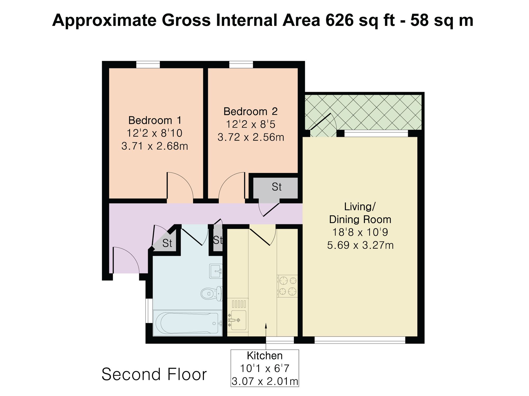 17 Jordans Hilly Fields, Welwyn Garden City floorplan