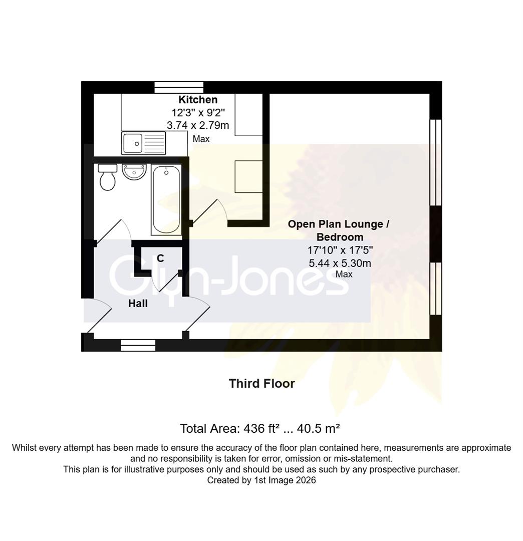 14 Maltravers Court, Maltravers Road, Littlehampton floorplan