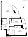 1, Charrington Tower, Canary Wharf floorplan