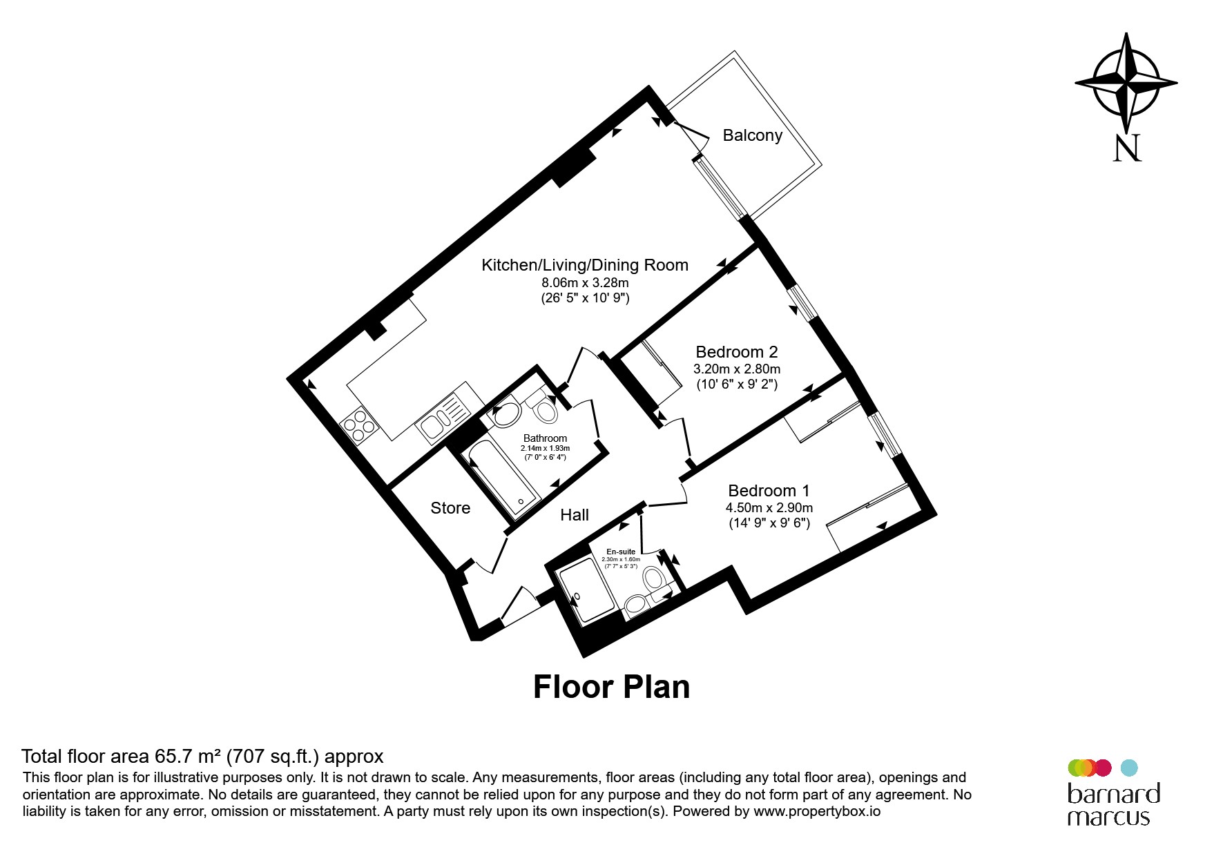 Flat 31, Palladian Court, 3, Cabot Close, Croydon floorplan