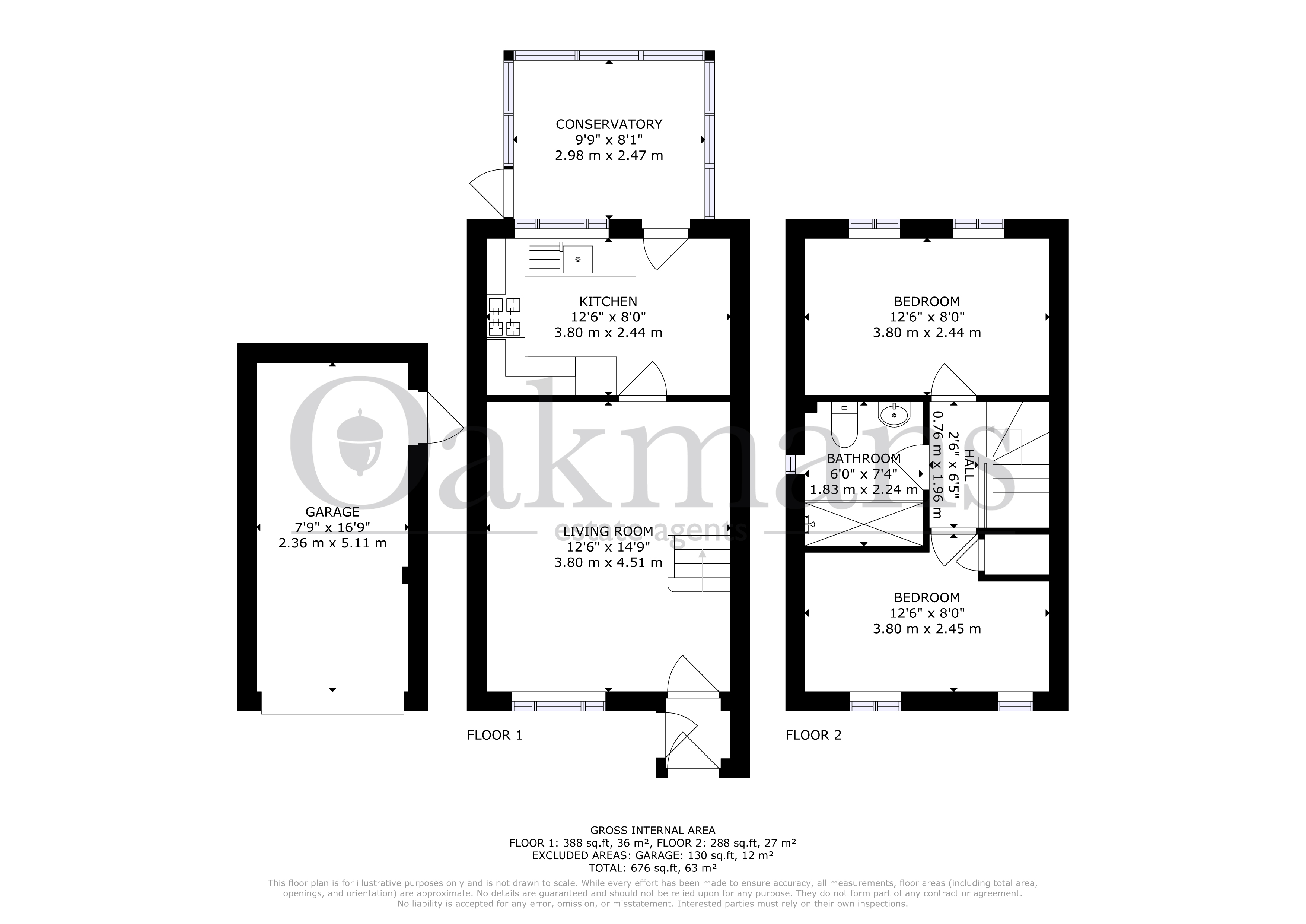 36, Hammond Close, Worcestershire floorplan