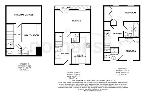 2 Bedrooms Town house to rent in Sydenham Road, Guildford GU1