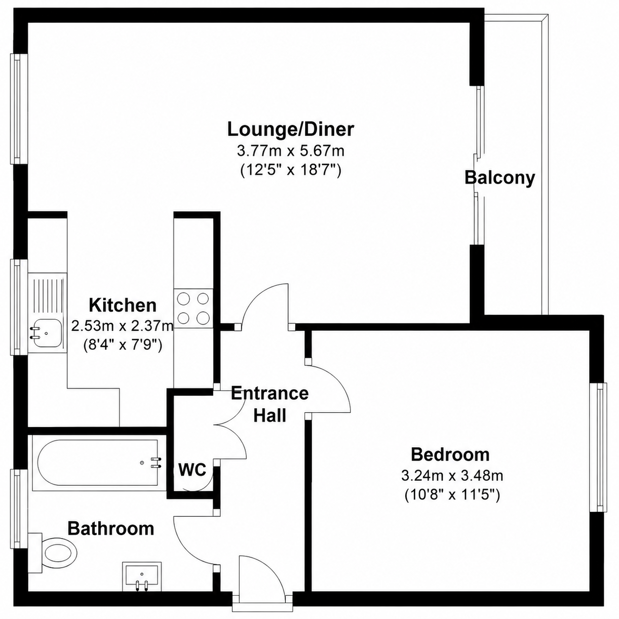 16, Carnaby Close, Godmanchester floorplan