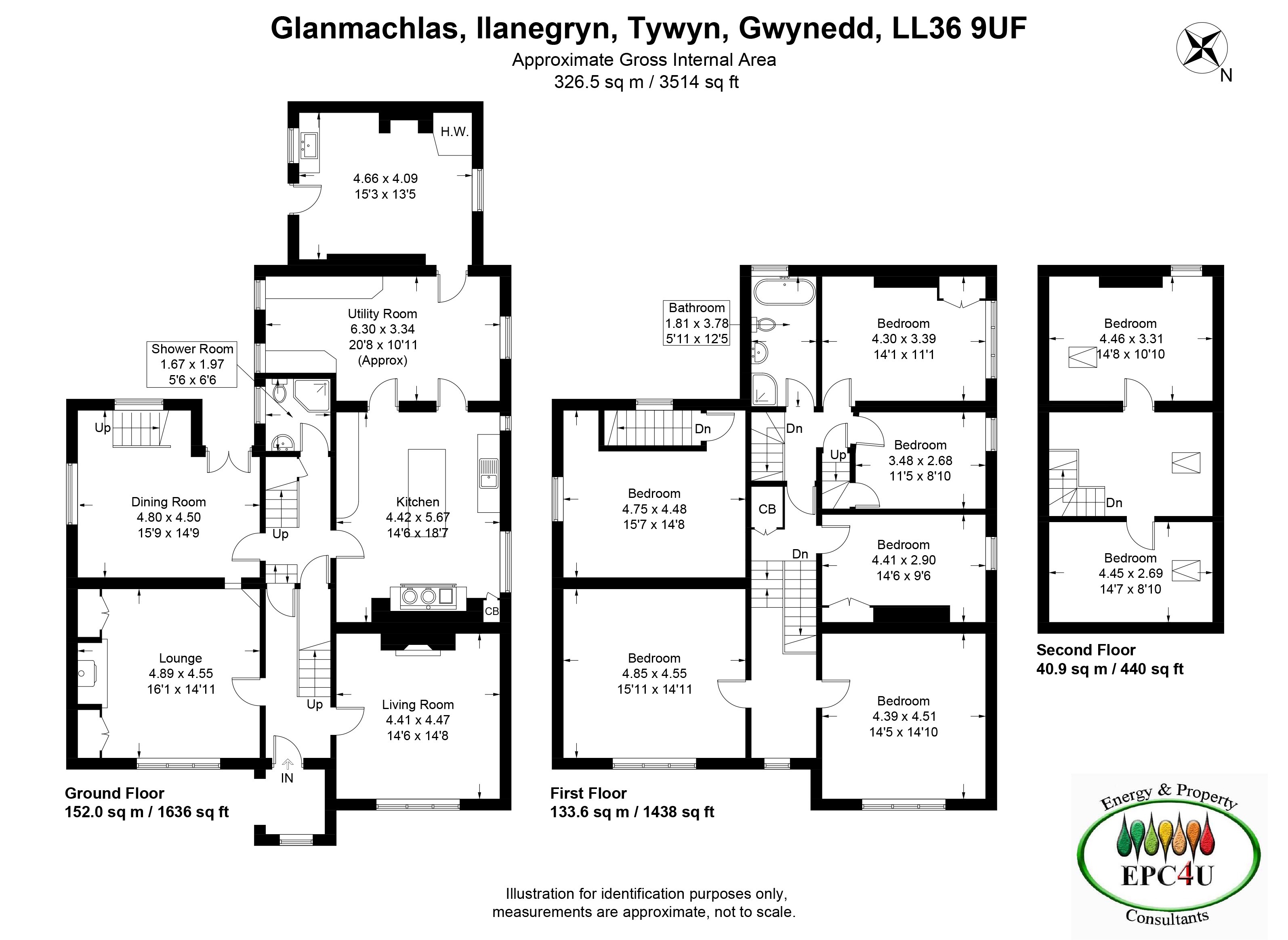 Glanmachlas, Llanegryn floorplan
