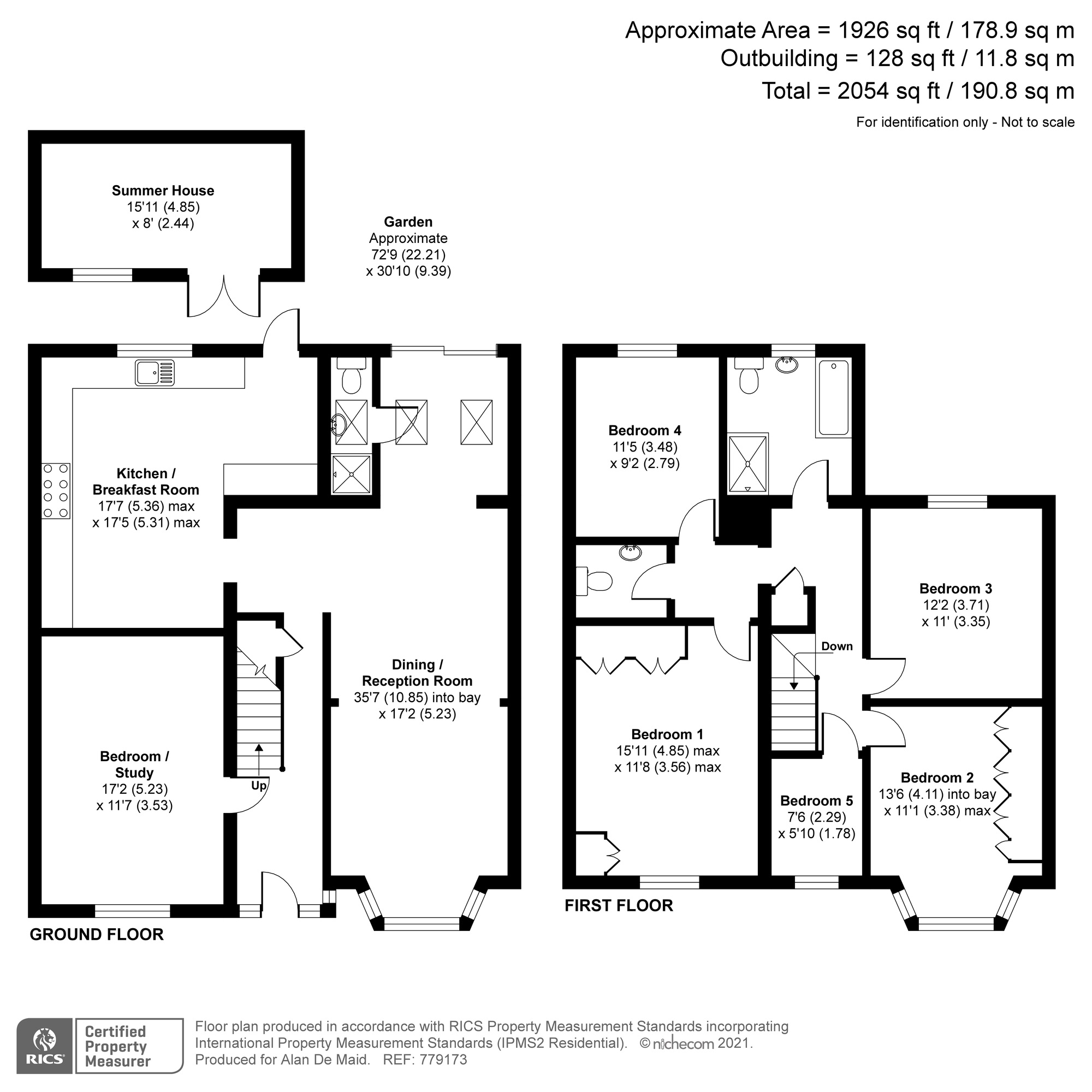 Walden Avenue, Chislehurst BR7, 5 bedroom end terrace house for sale
