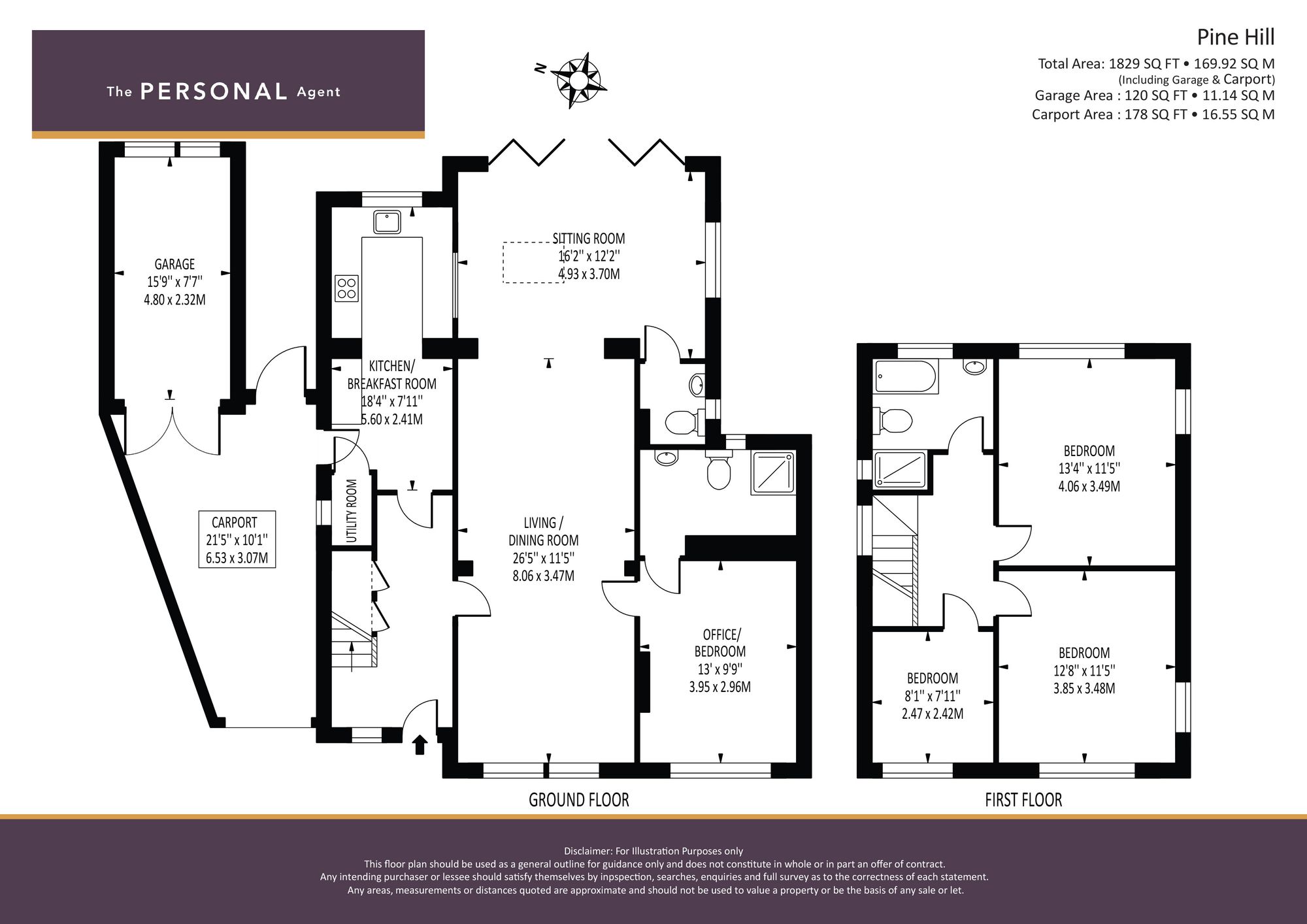25 Pine Hill, Epsom floorplan