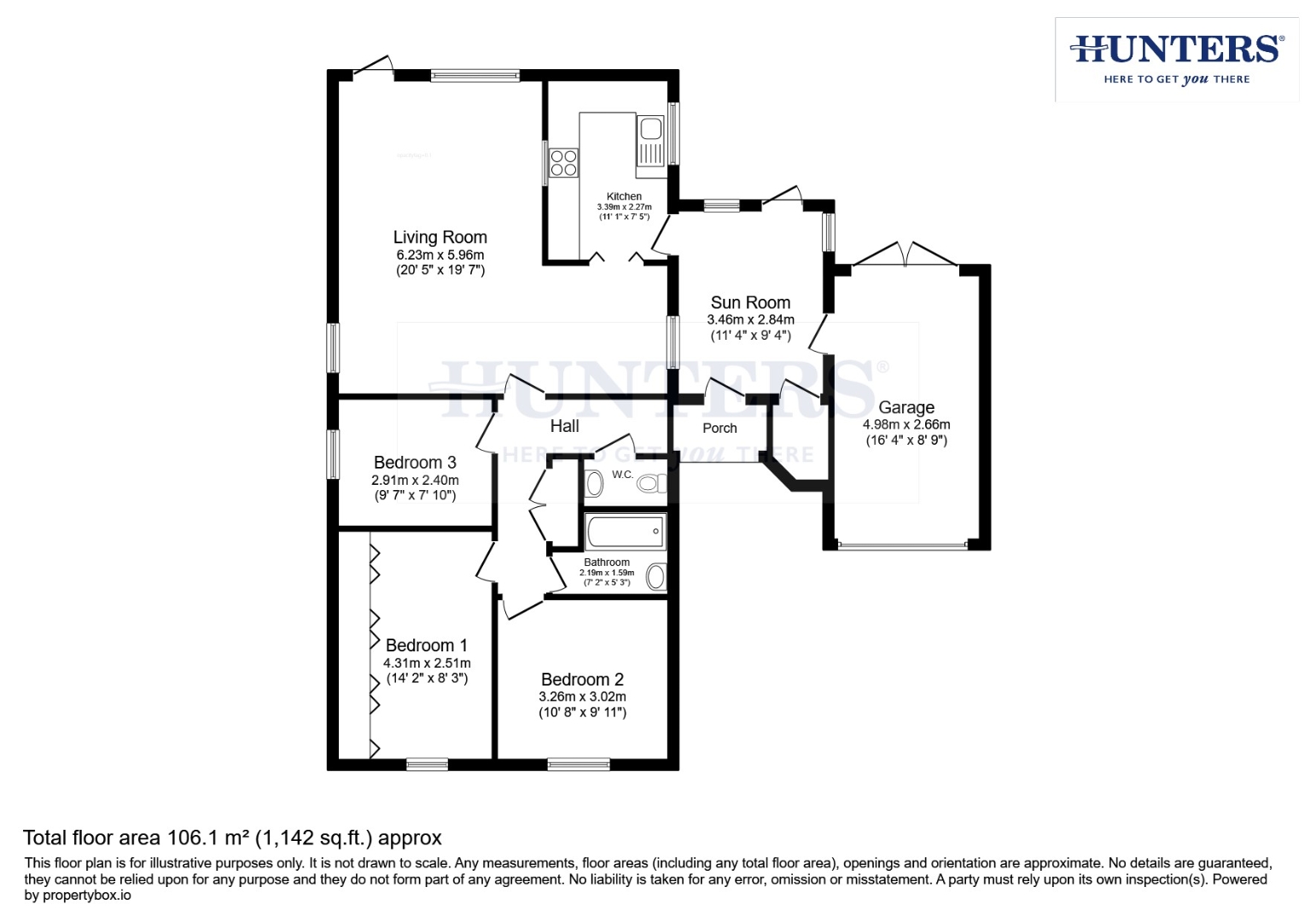 1, The Spinney, York floorplan