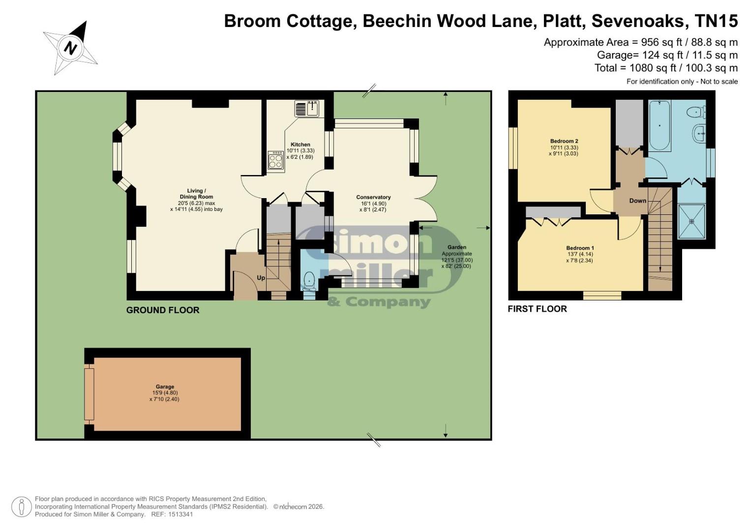 Broom Cottage, Beechin Wood Lane, Sevenoaks floorplan