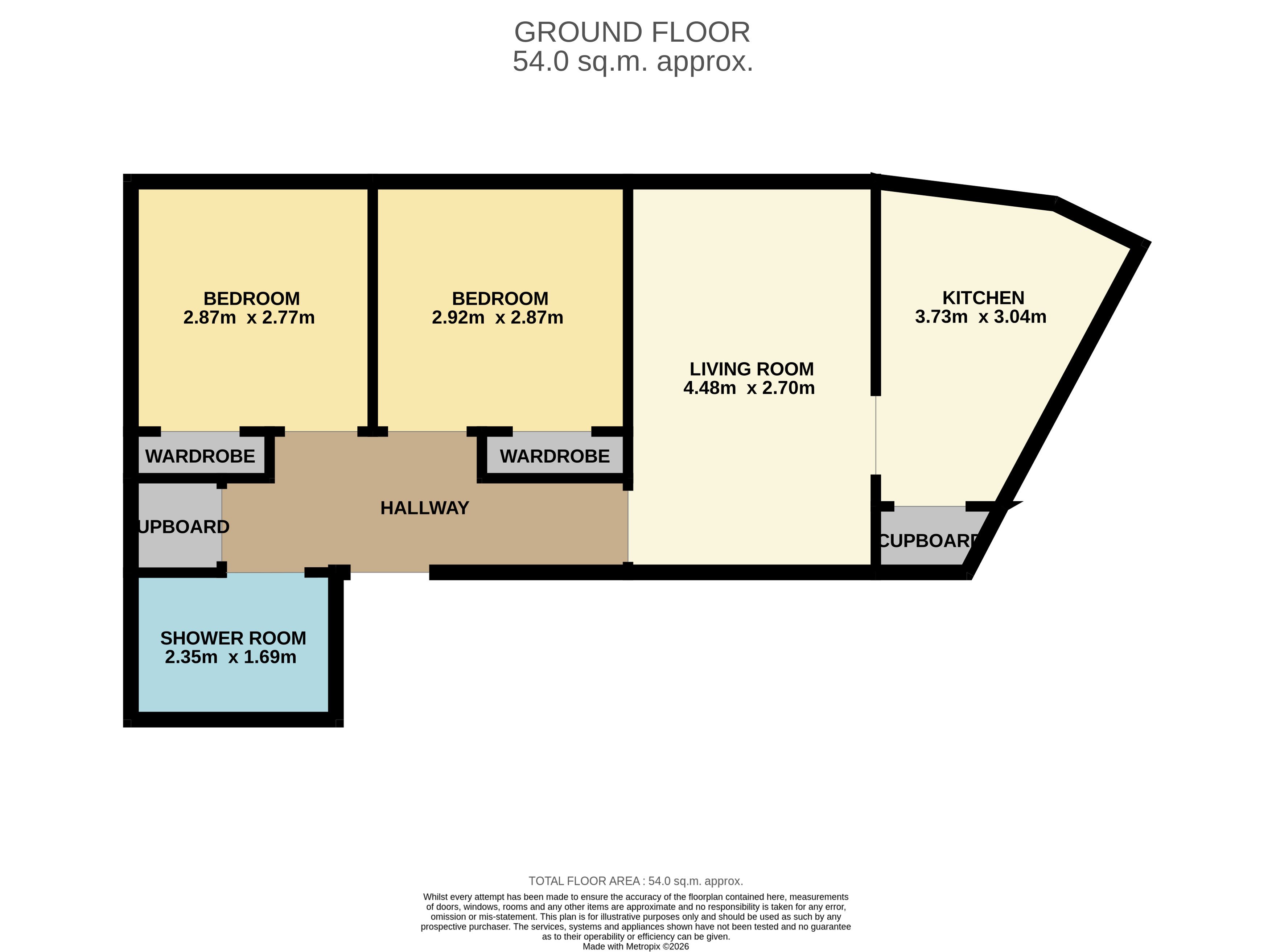 1, High Street, Errol floorplan