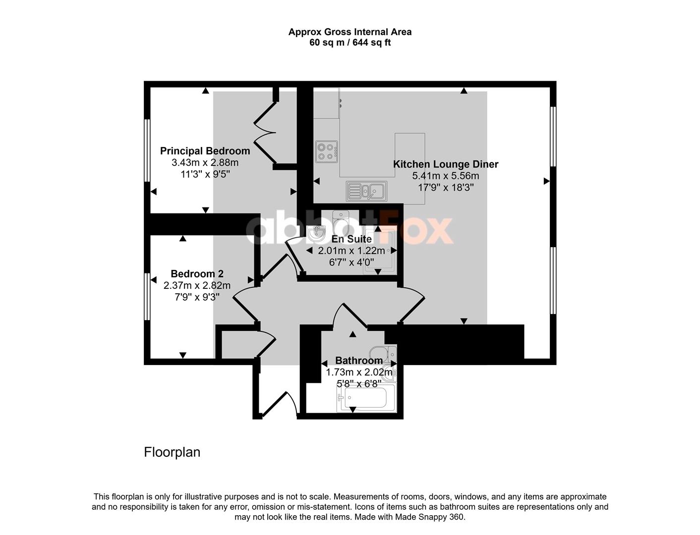 5 Leicester House, Thomas Wyatt Close, Norwich floorplan