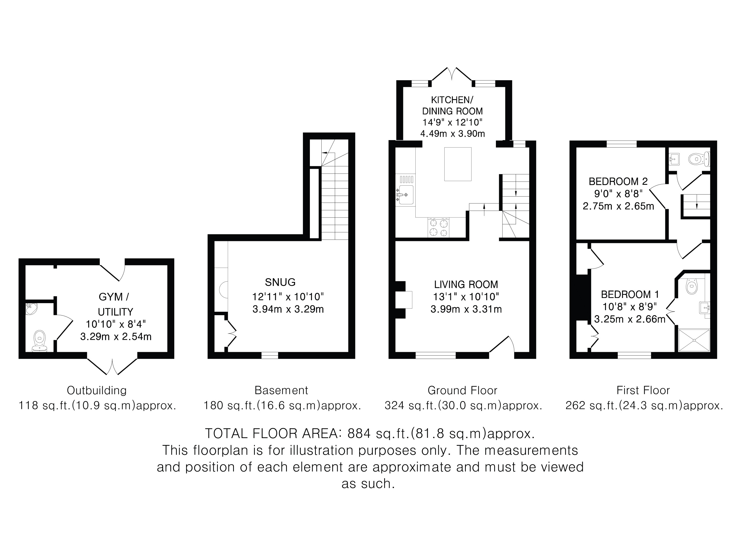 10, Mill Lane, Hertfordshire floorplan