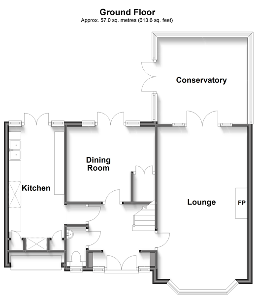 Selwood Road, Brentwood, Essex CM14, 3 bedroom detached house for sale