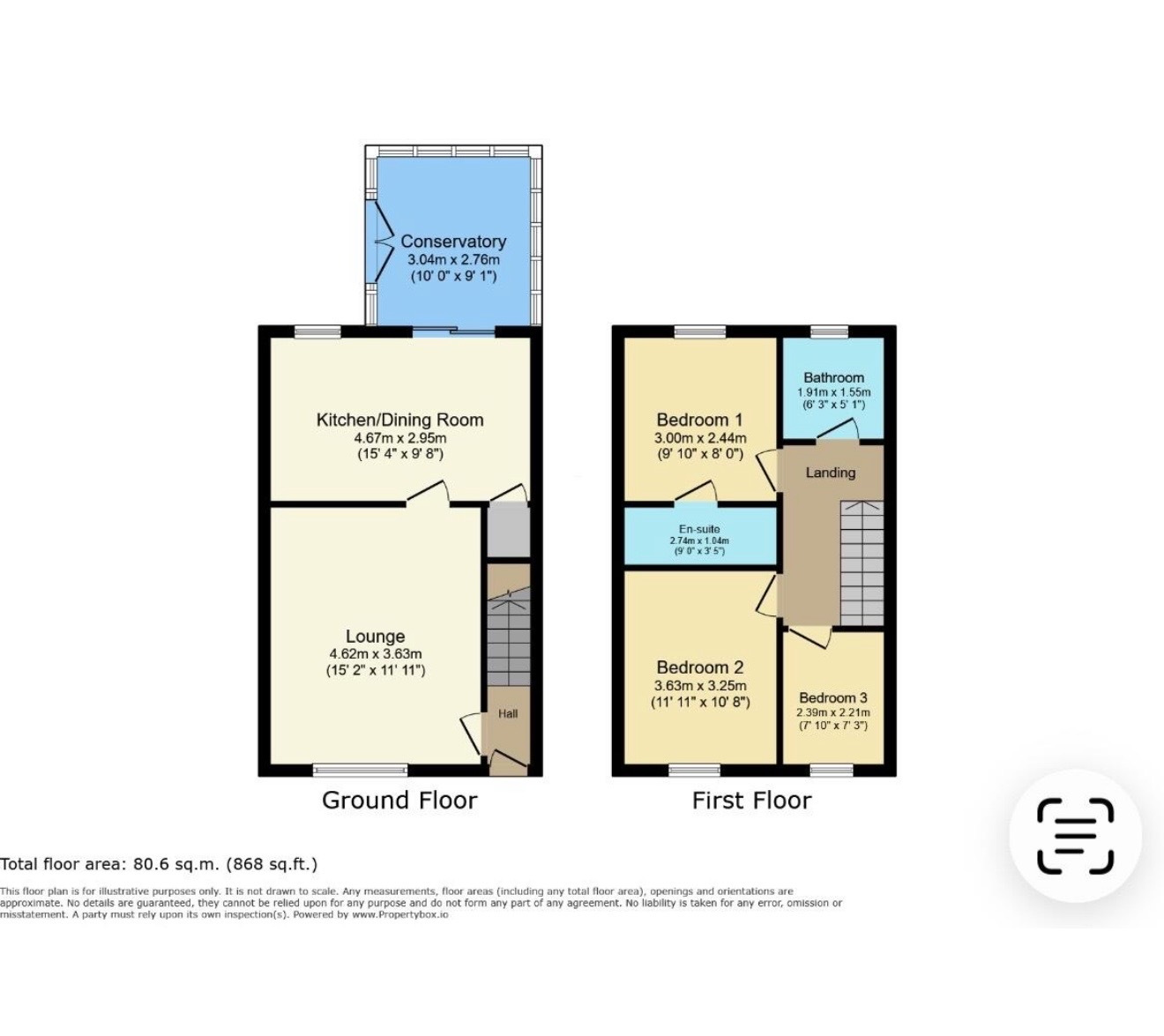 93, Kersehill Crescent, Falkirk floorplan