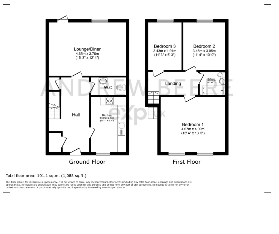 14, Odette Close, Ashford floorplan