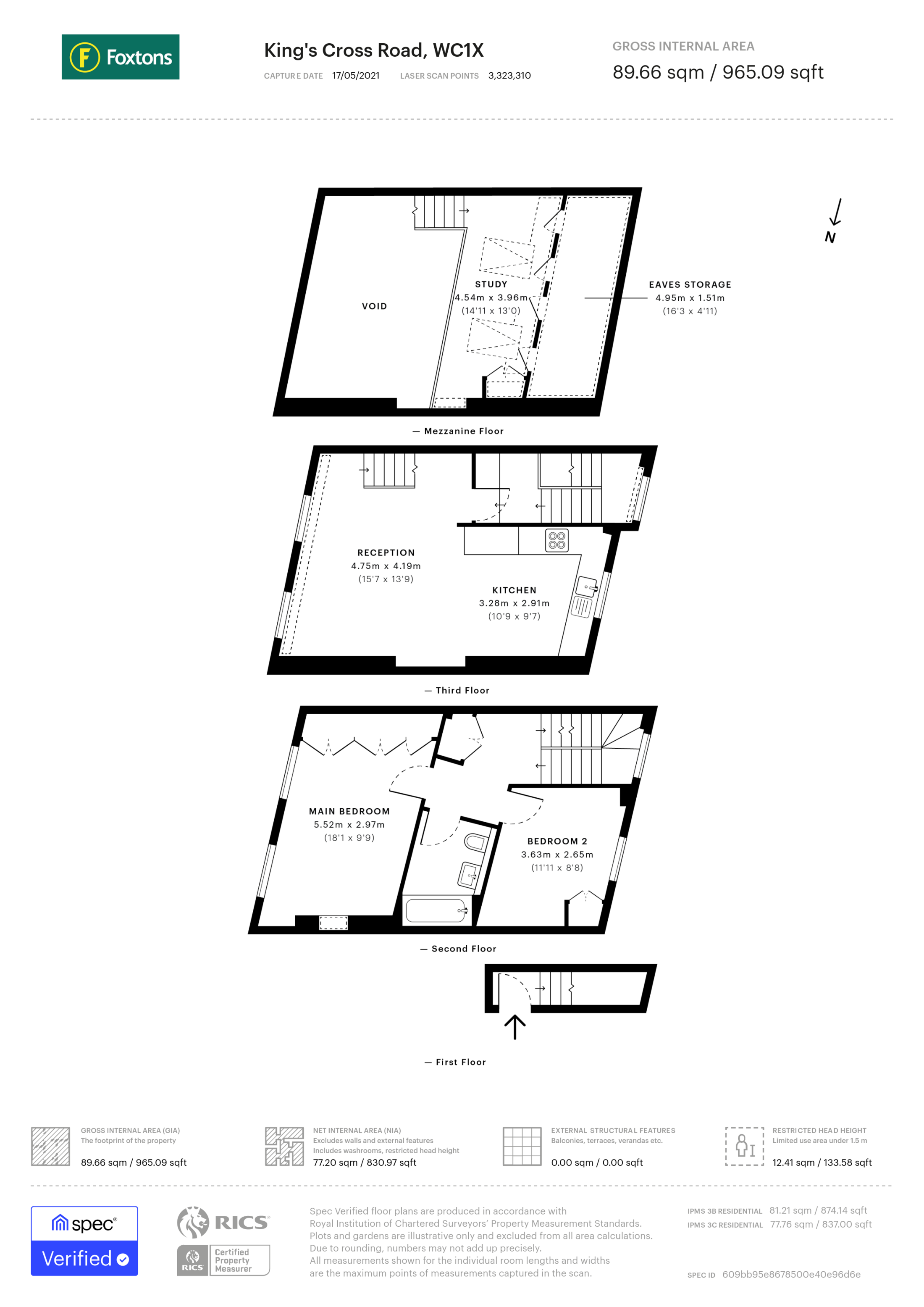 Kings Cross Road, King's Cross floorplan
