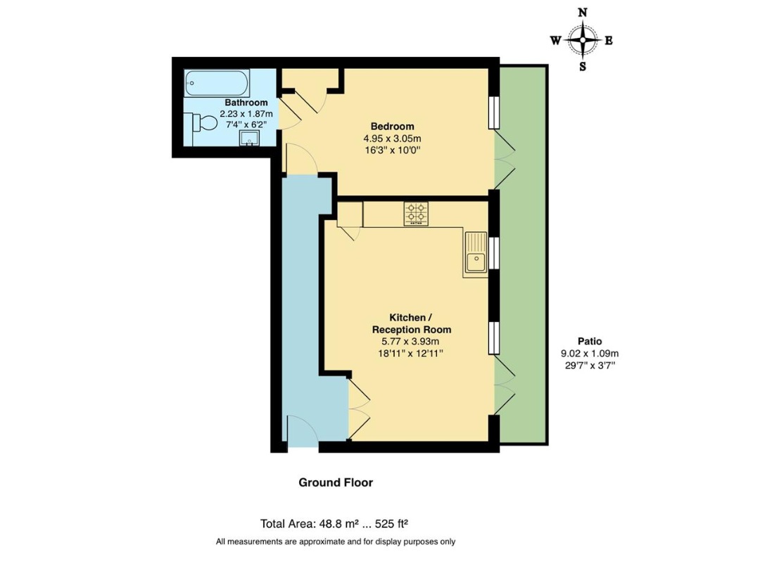 Flat 2 Button Lodge, 46, Stainforth Road, Walthamstow floorplan