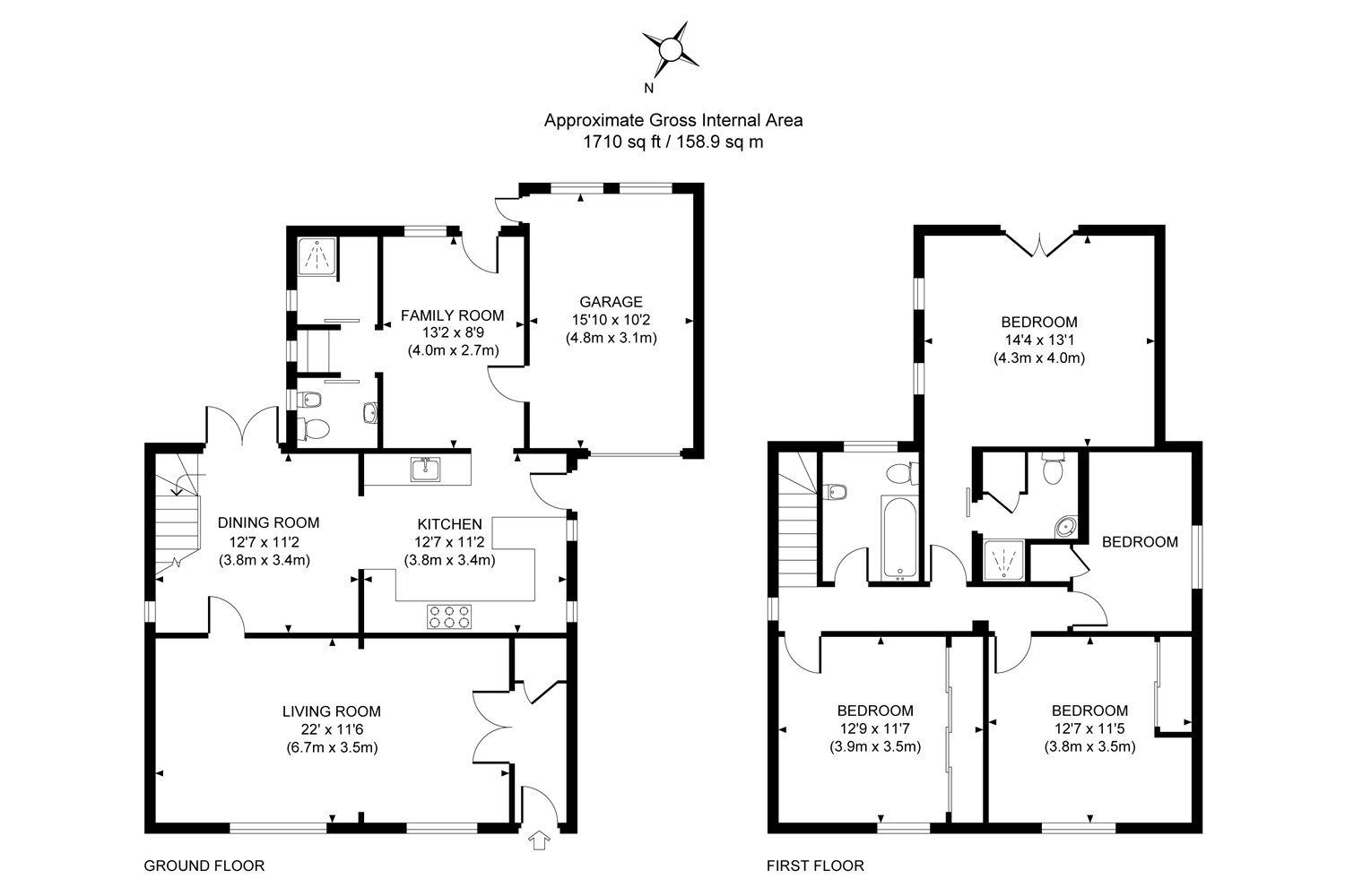 4 Bedrooms Detached house for sale in Woking, Surrey GU22