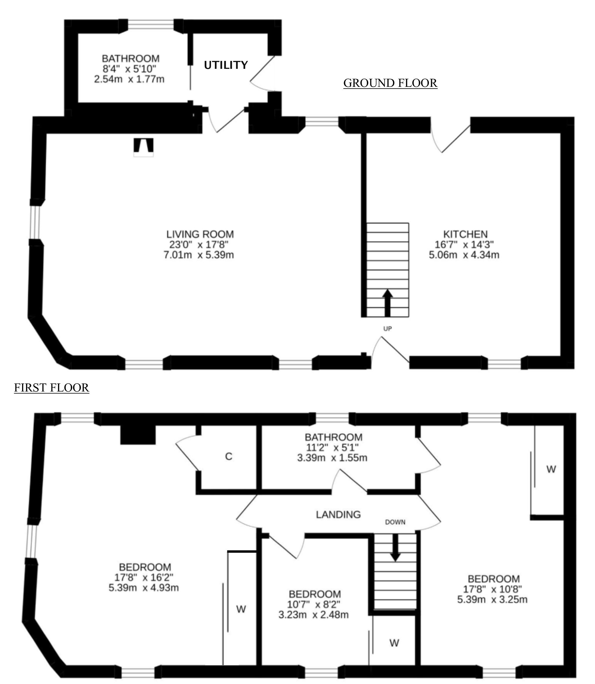 4 , Millar Steet, Crieff floorplan
