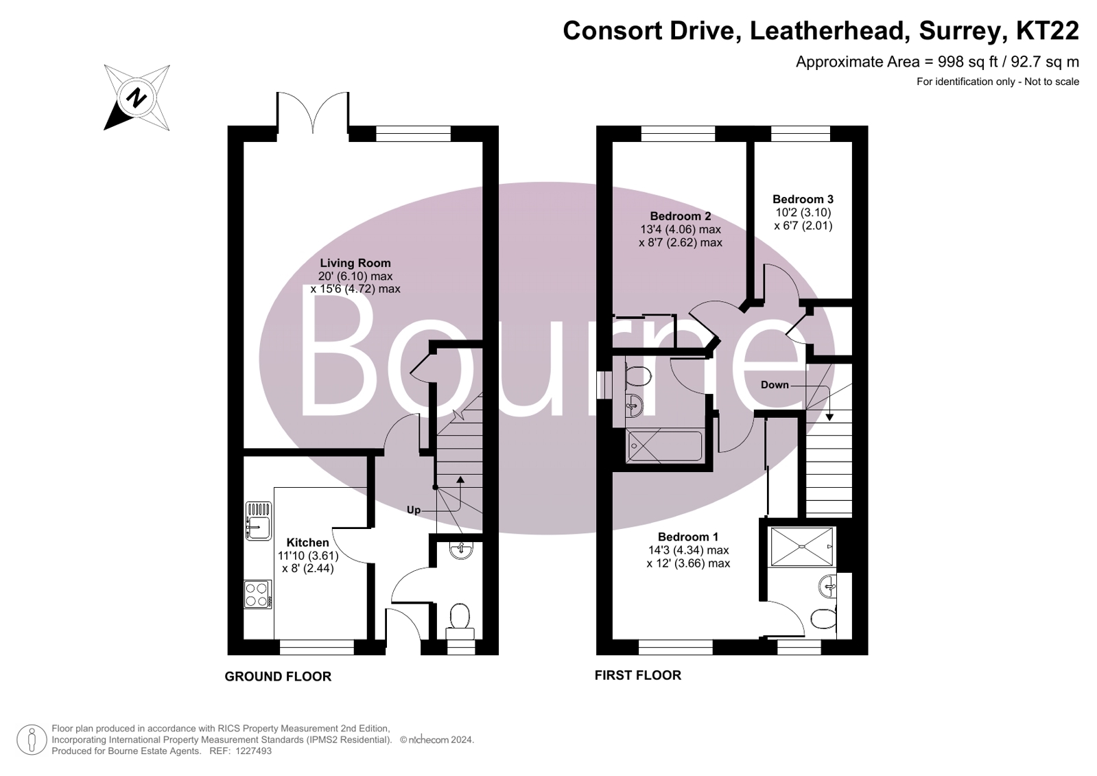 42, Consort Drive, Cobham floorplan