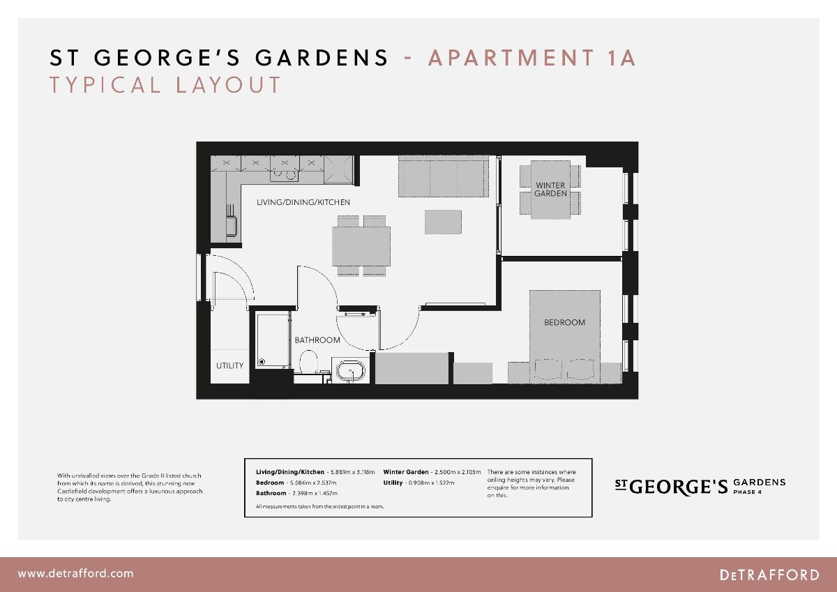 805, 1F Spinners Way, Manchester floorplan