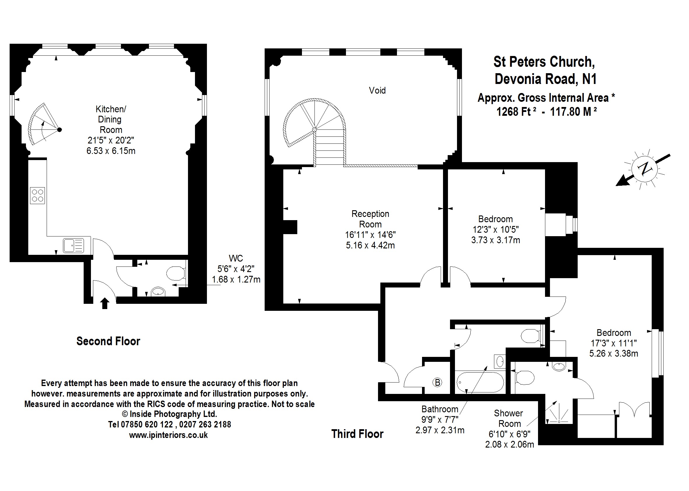 Flat 15 St. Peters Church Court, 40, Devonia Road, London floorplan