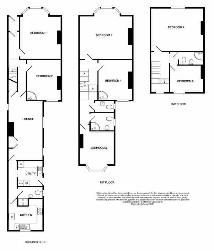 18 Queens Crescent, Exeter floorplan