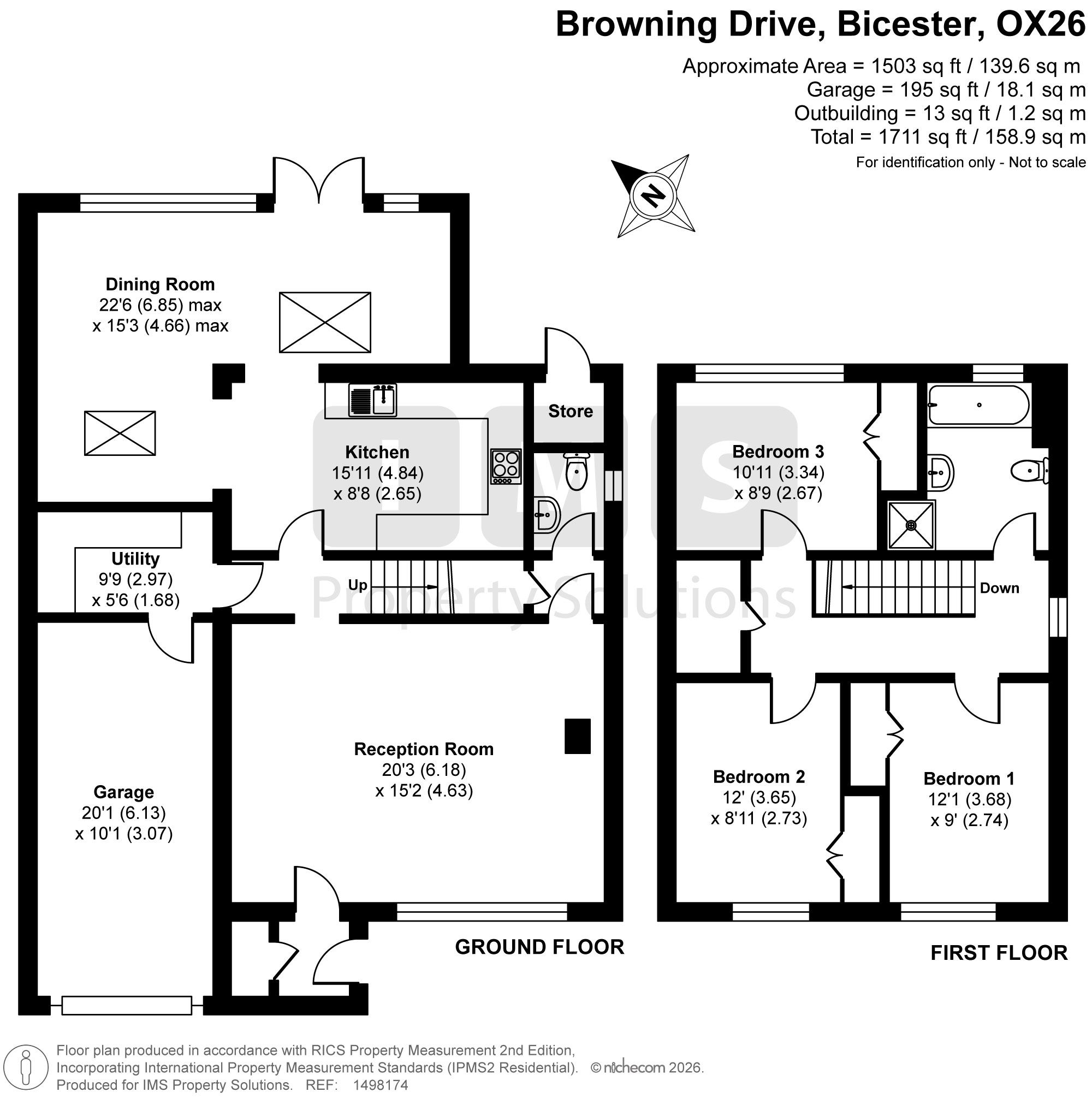 27 Browning Drive, Bicester floorplan