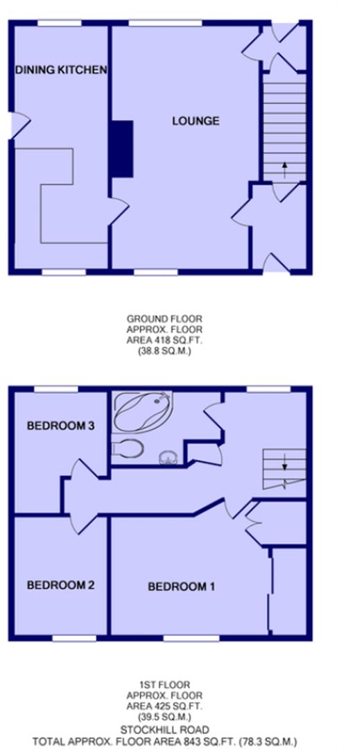 Stockhill Road, Bradford floorplan