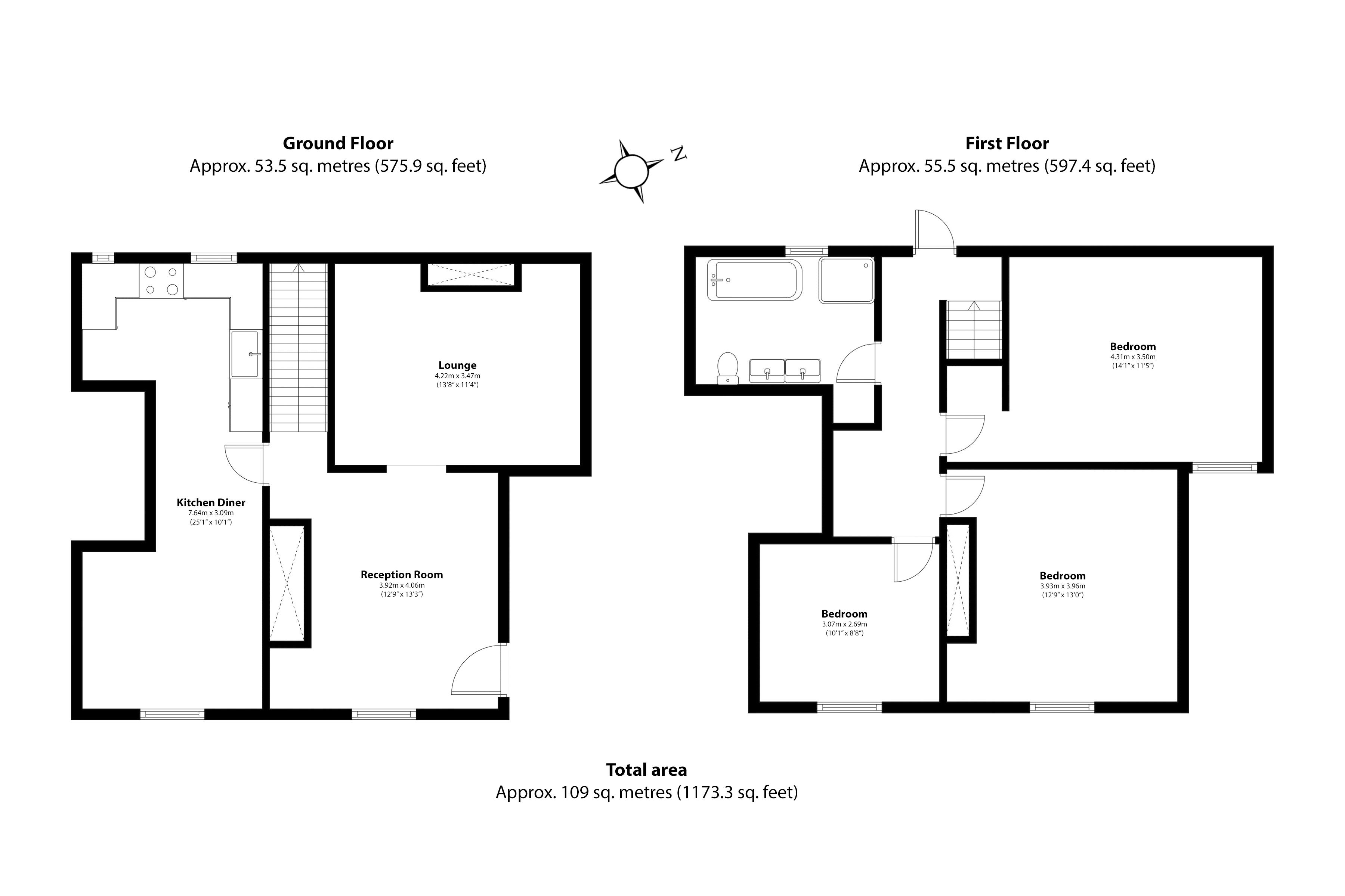 21, Darby Road, Telford floorplan
