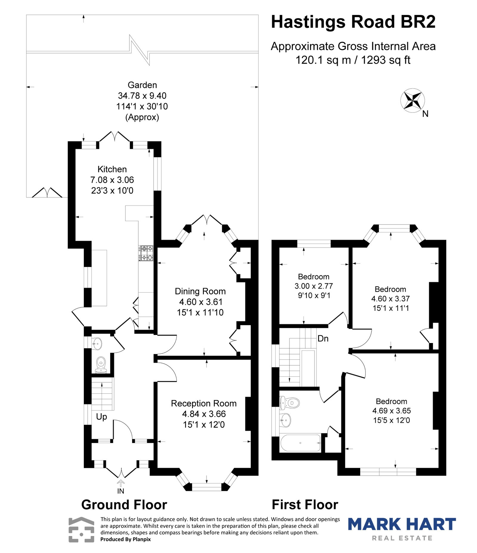 234, Hastings Road, Bromley floorplan