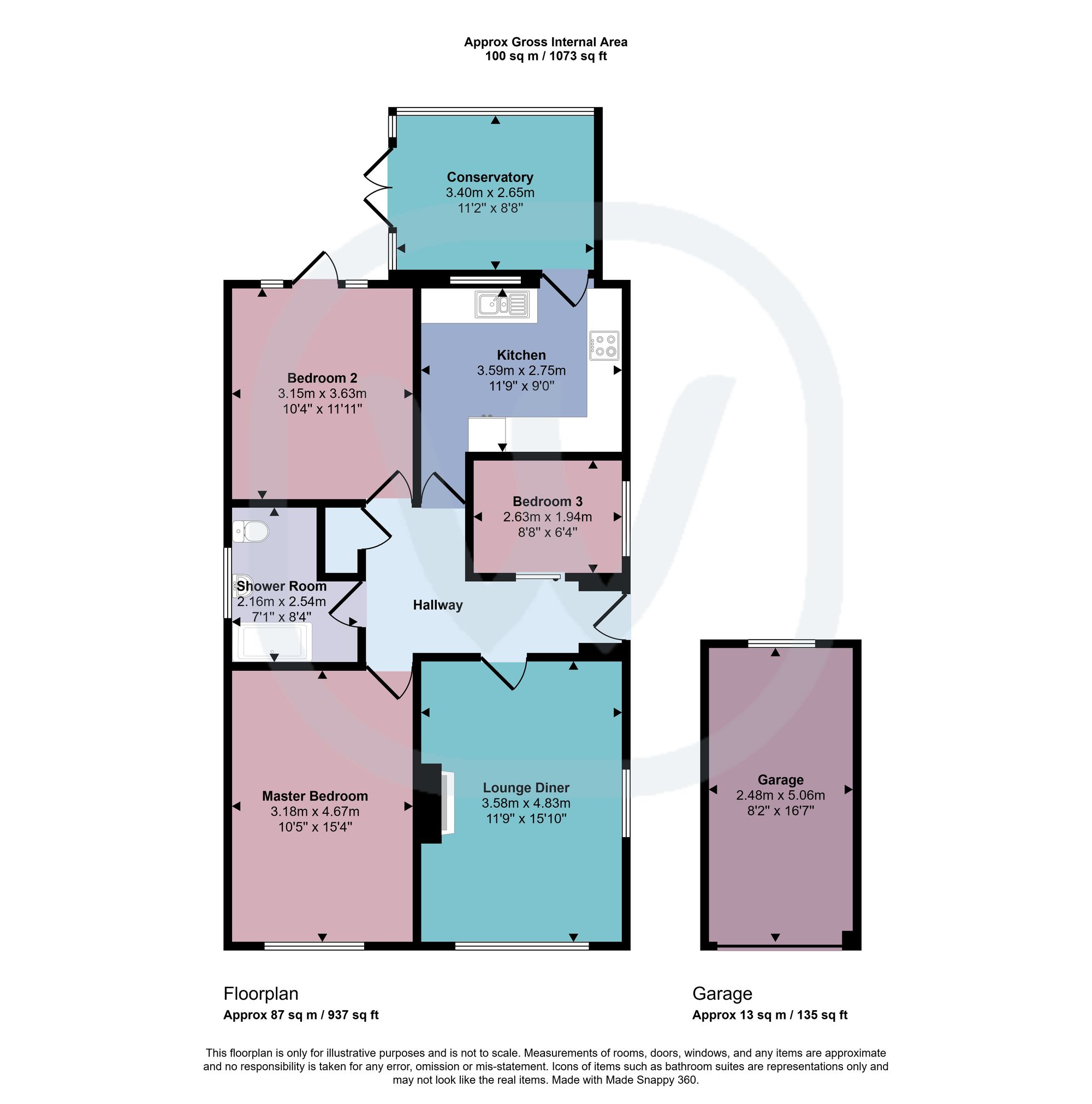 56 Colster Way, Grantham floorplan