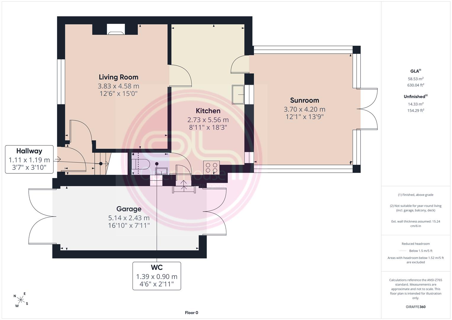 43, The Crest, Swadlincote floorplan