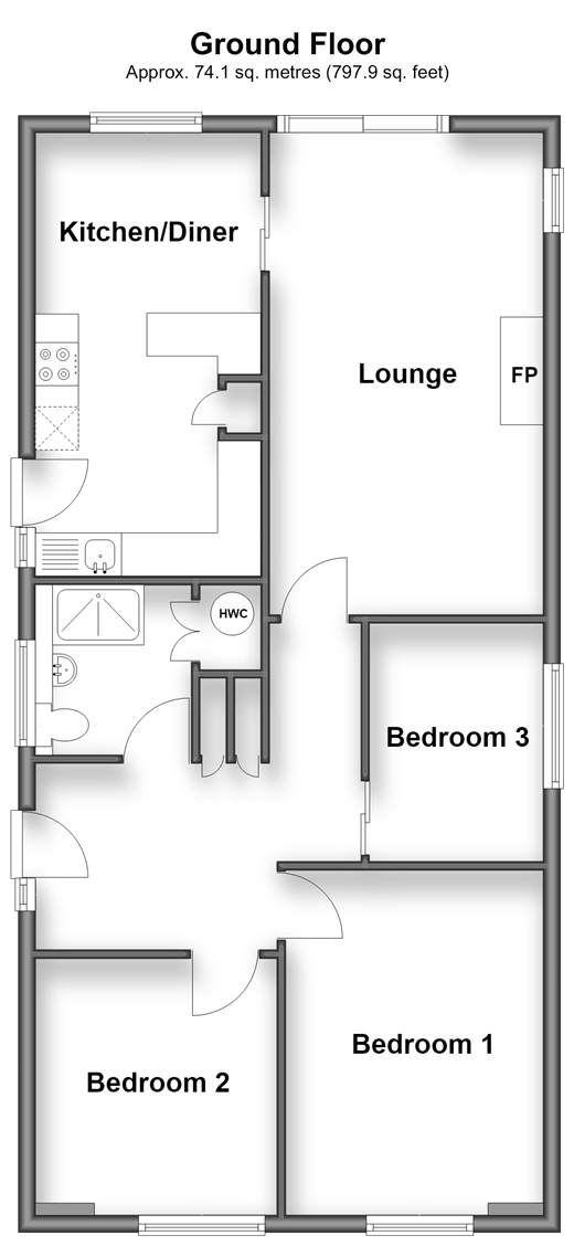 Perowne Way, Sandown floorplan