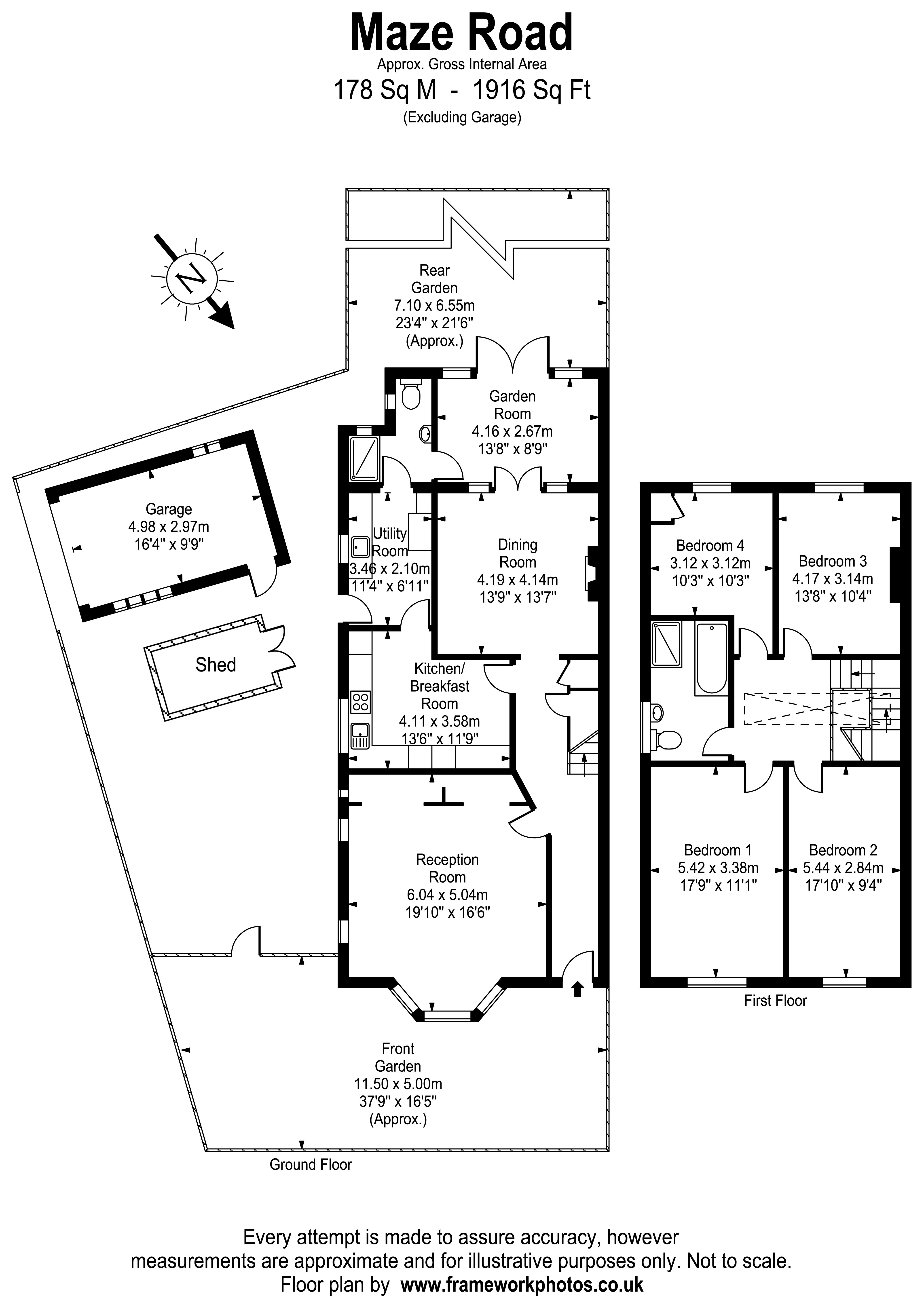 1, Maze Road, Surrey floorplan