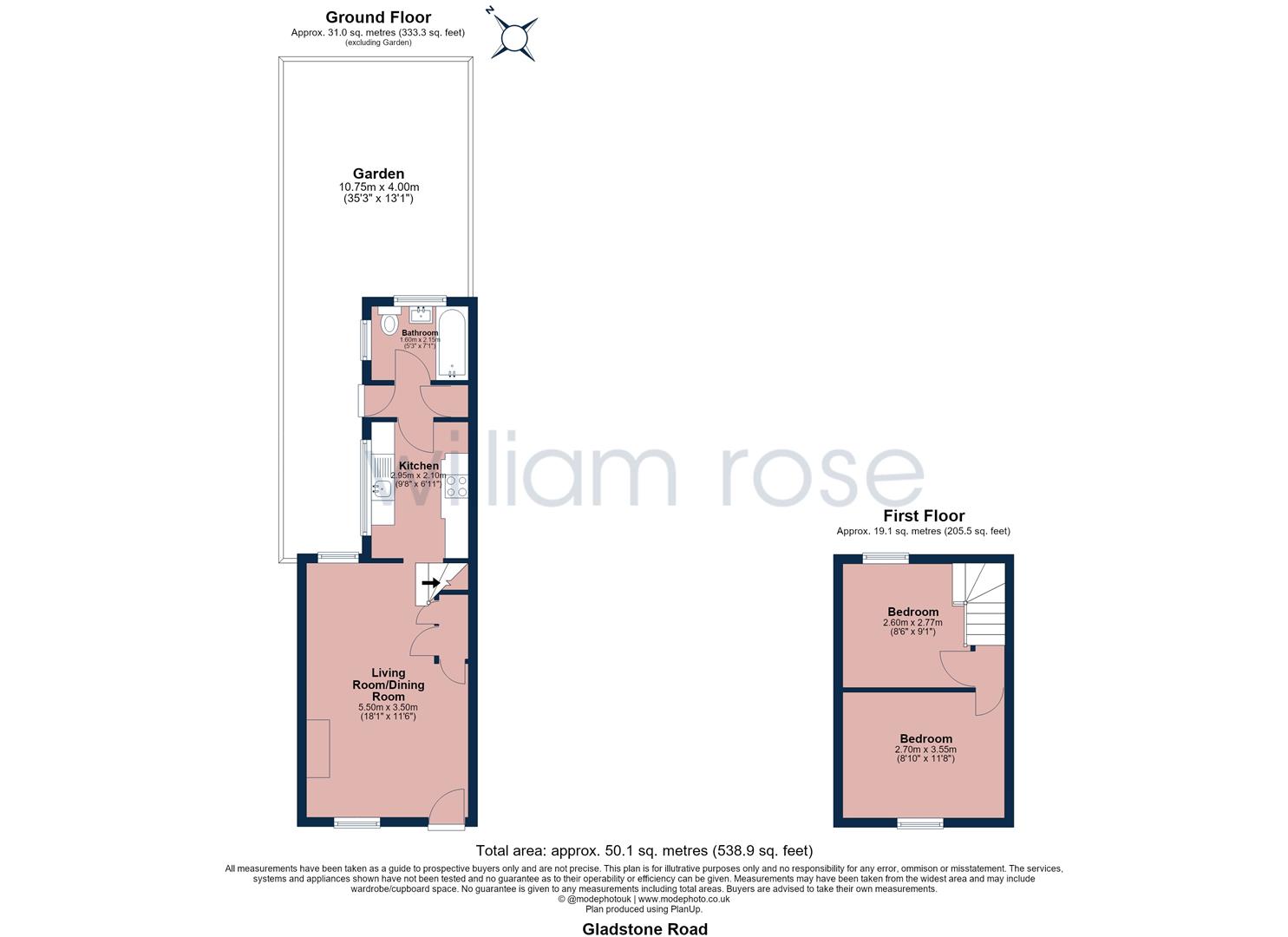 Gladstone Road, Buckhurst Hill floorplan