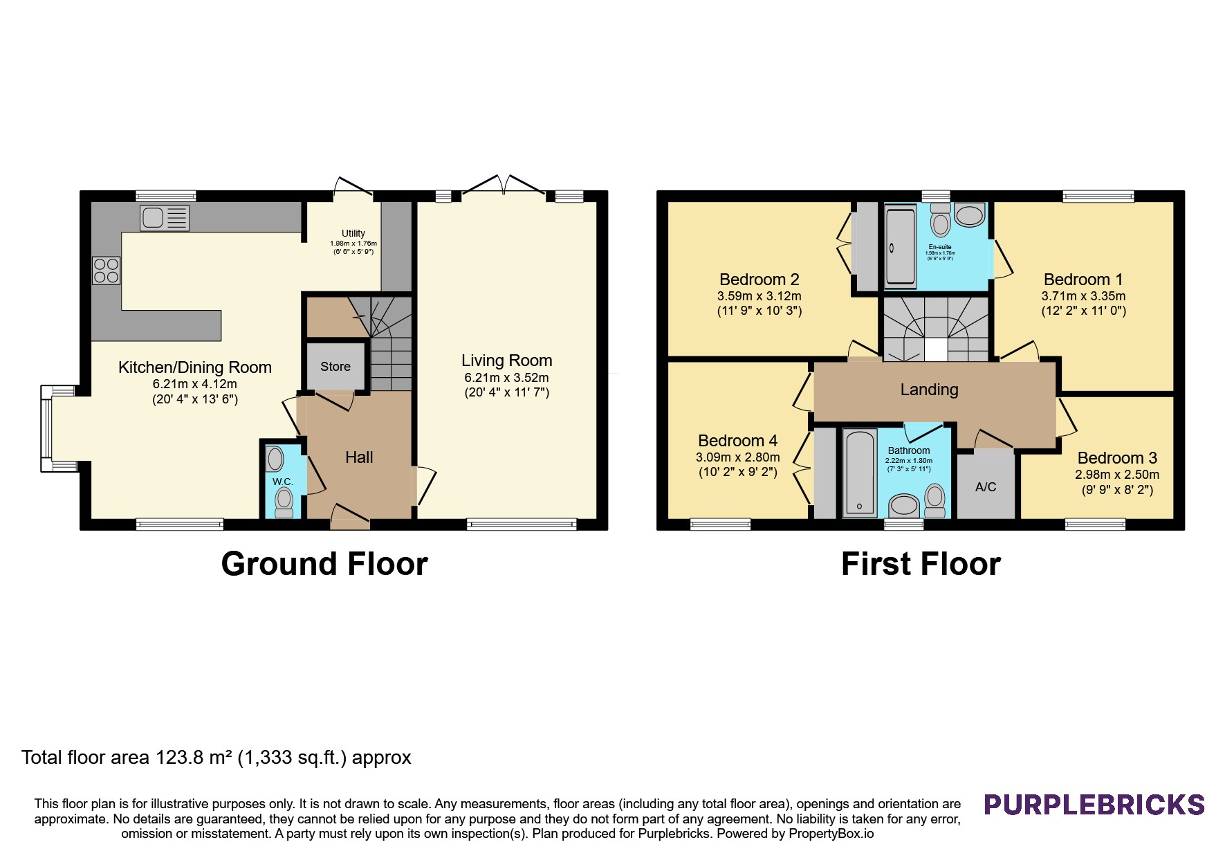 2, Lon Ffion, Cwmbran floorplan