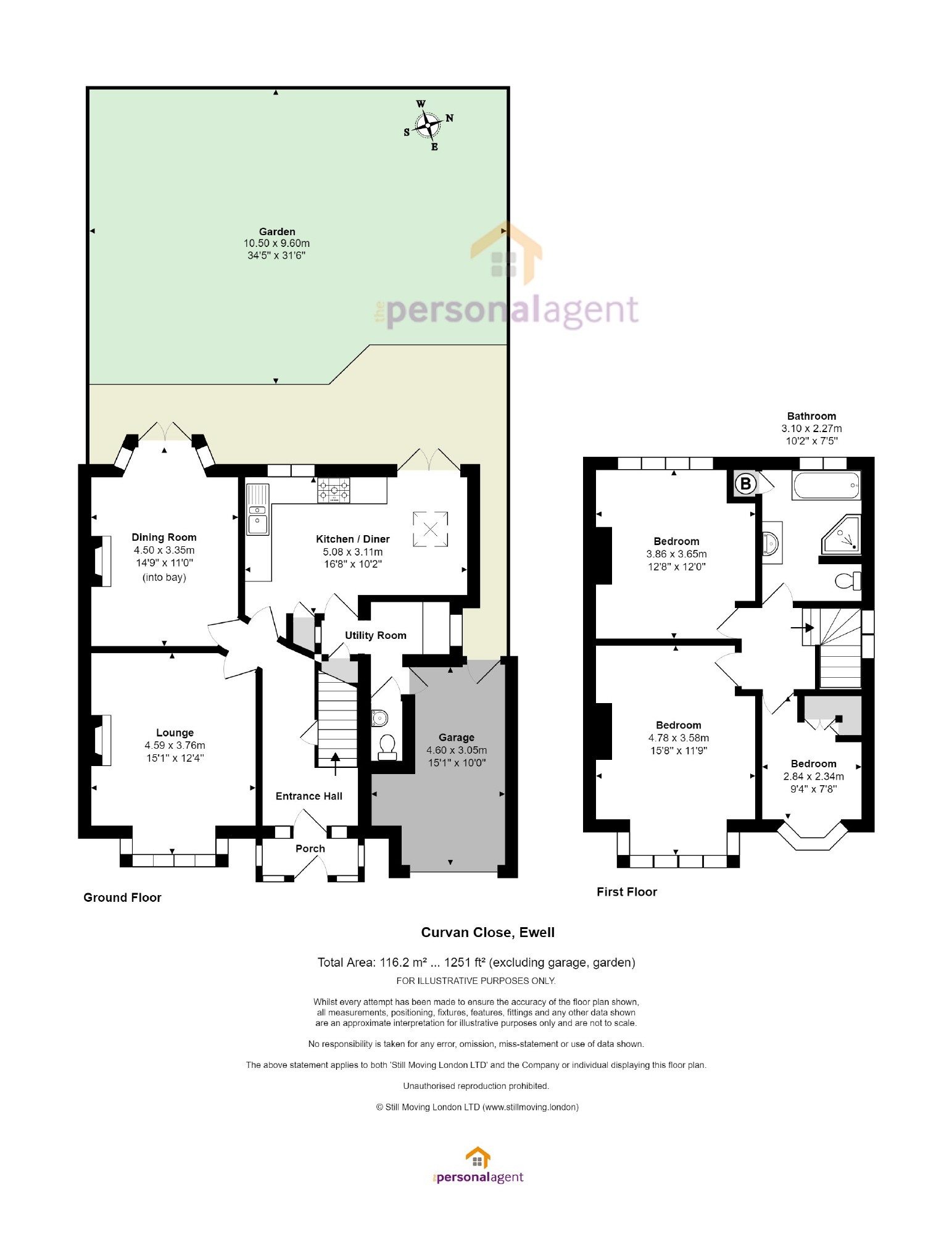 3 Bedrooms Semi-detached house for sale in Curvan Close, Epsom, Surrey KT17