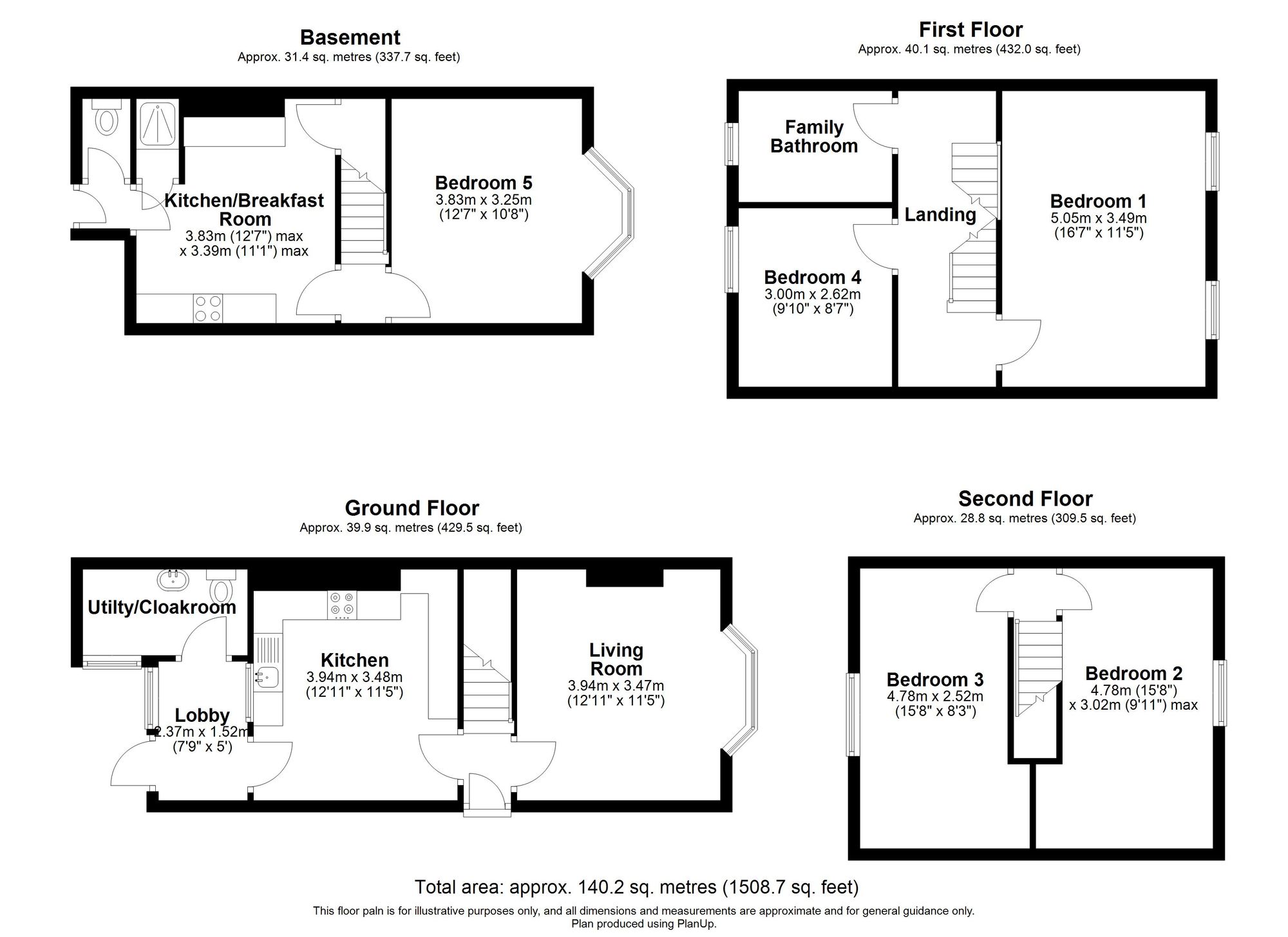 126 Bullingdon Road, Oxford floorplan