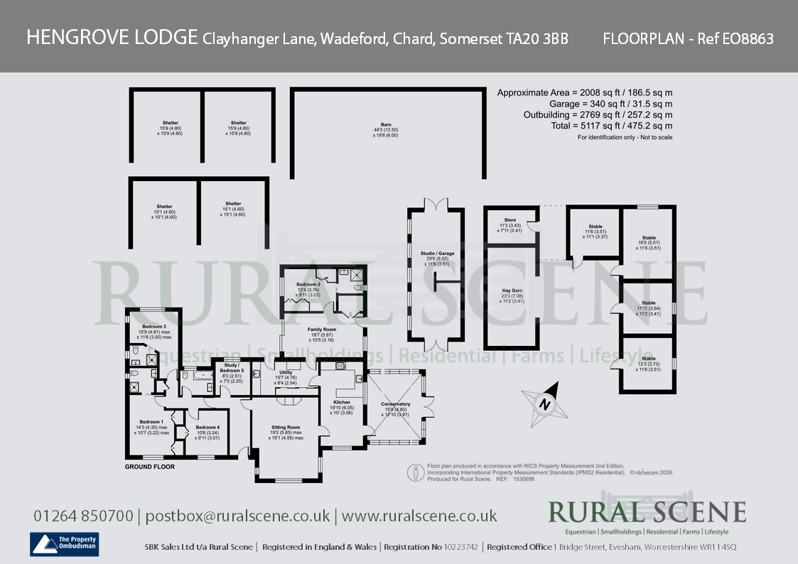 Clayhanger Lane, Wadeford TA20, Chard floorplan