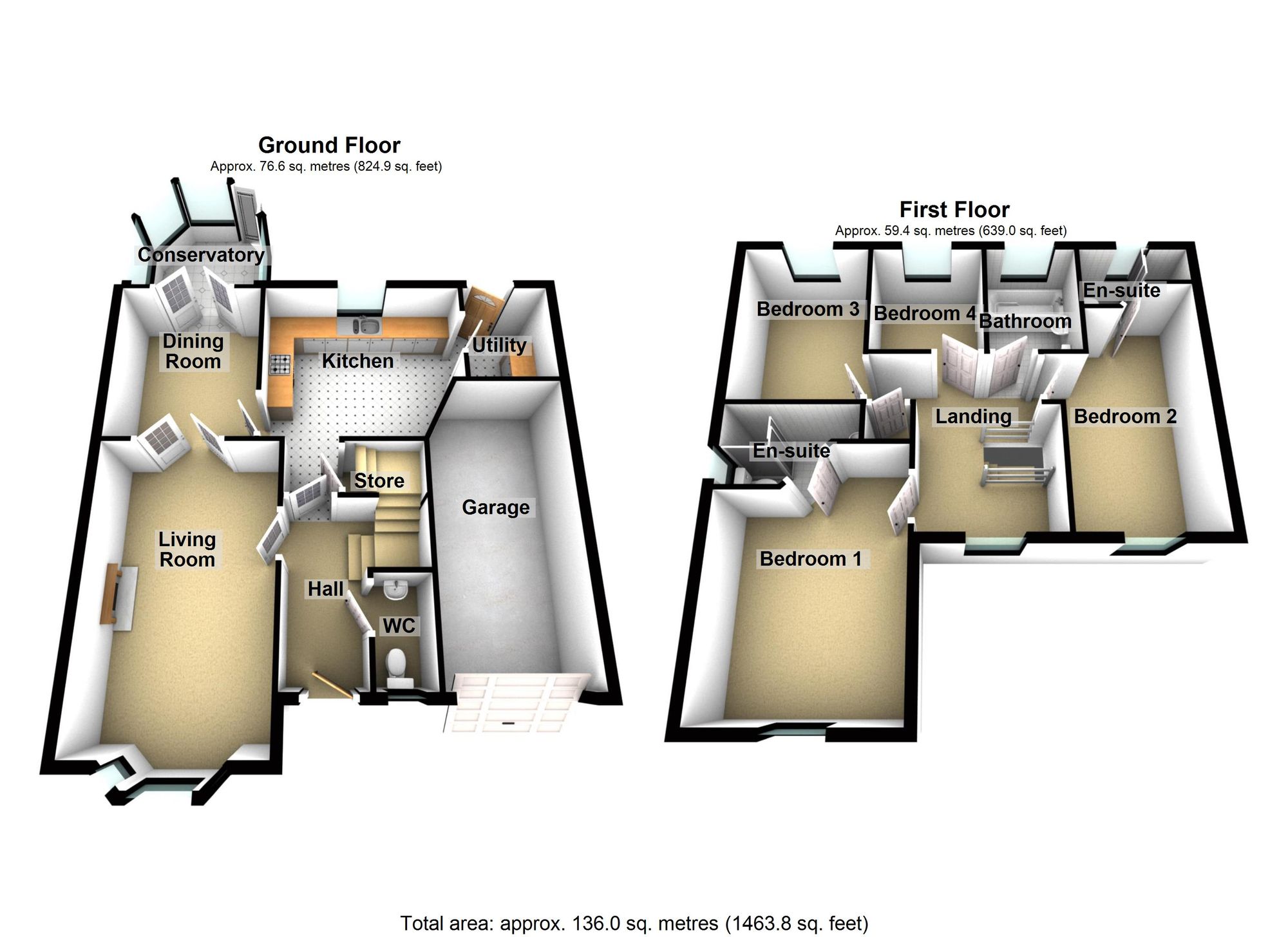 81 Lindsey Drive, Scunthorpe floorplan