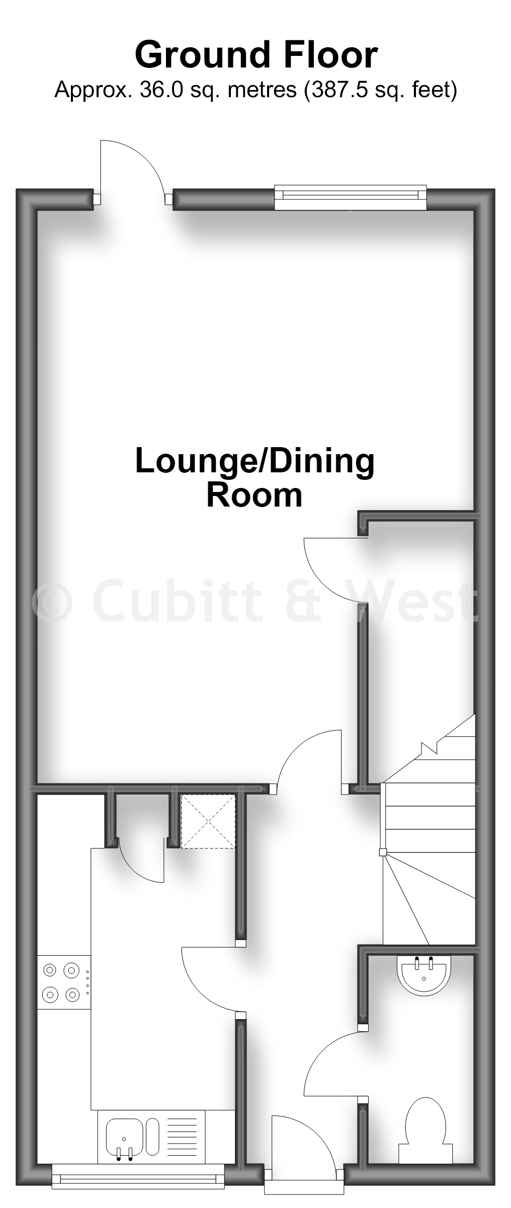 8, Onslow Walk, Broadbridge Heath floorplan