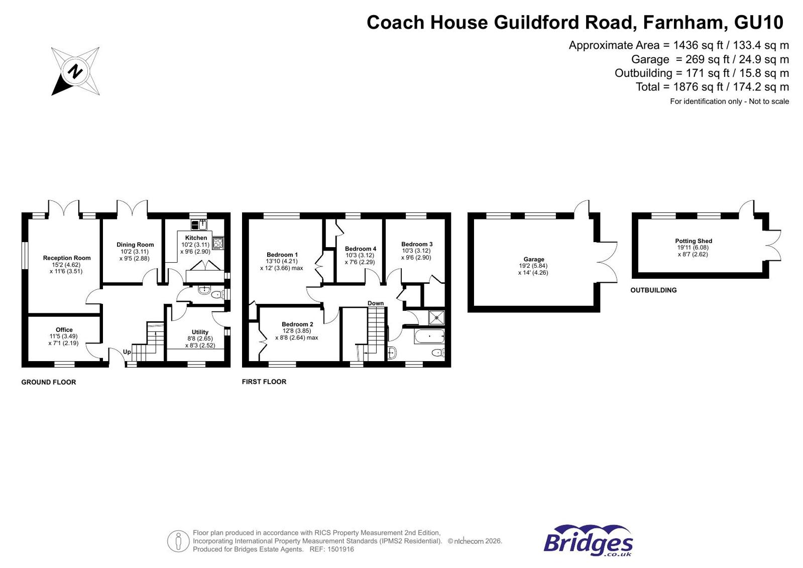 Coach House,, Guildford Road, Farnham floorplan