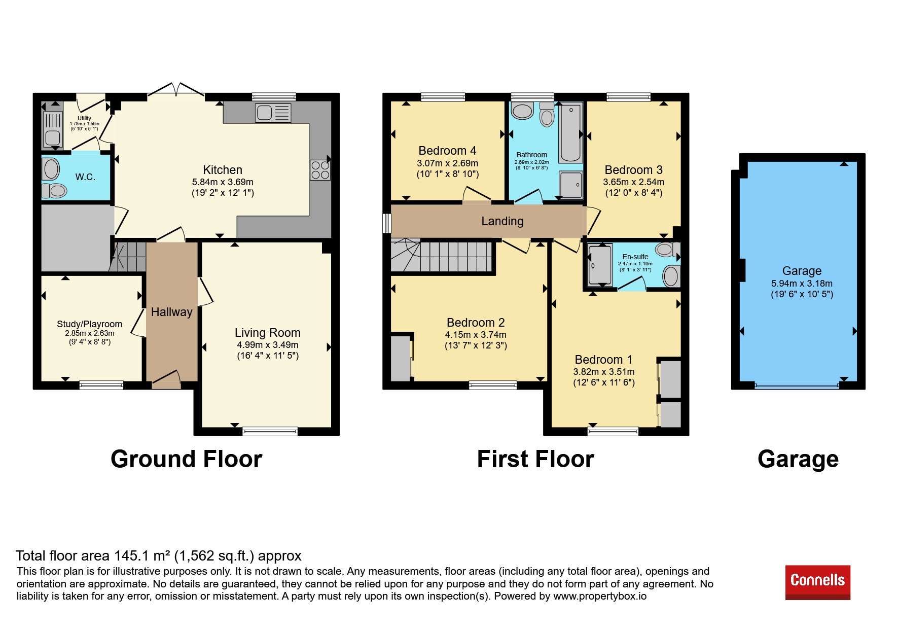 Frezenberg Close, Hinckley floorplan