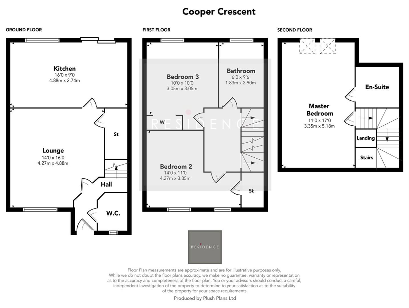 8, Cooper Crescent, Hamilton floorplan