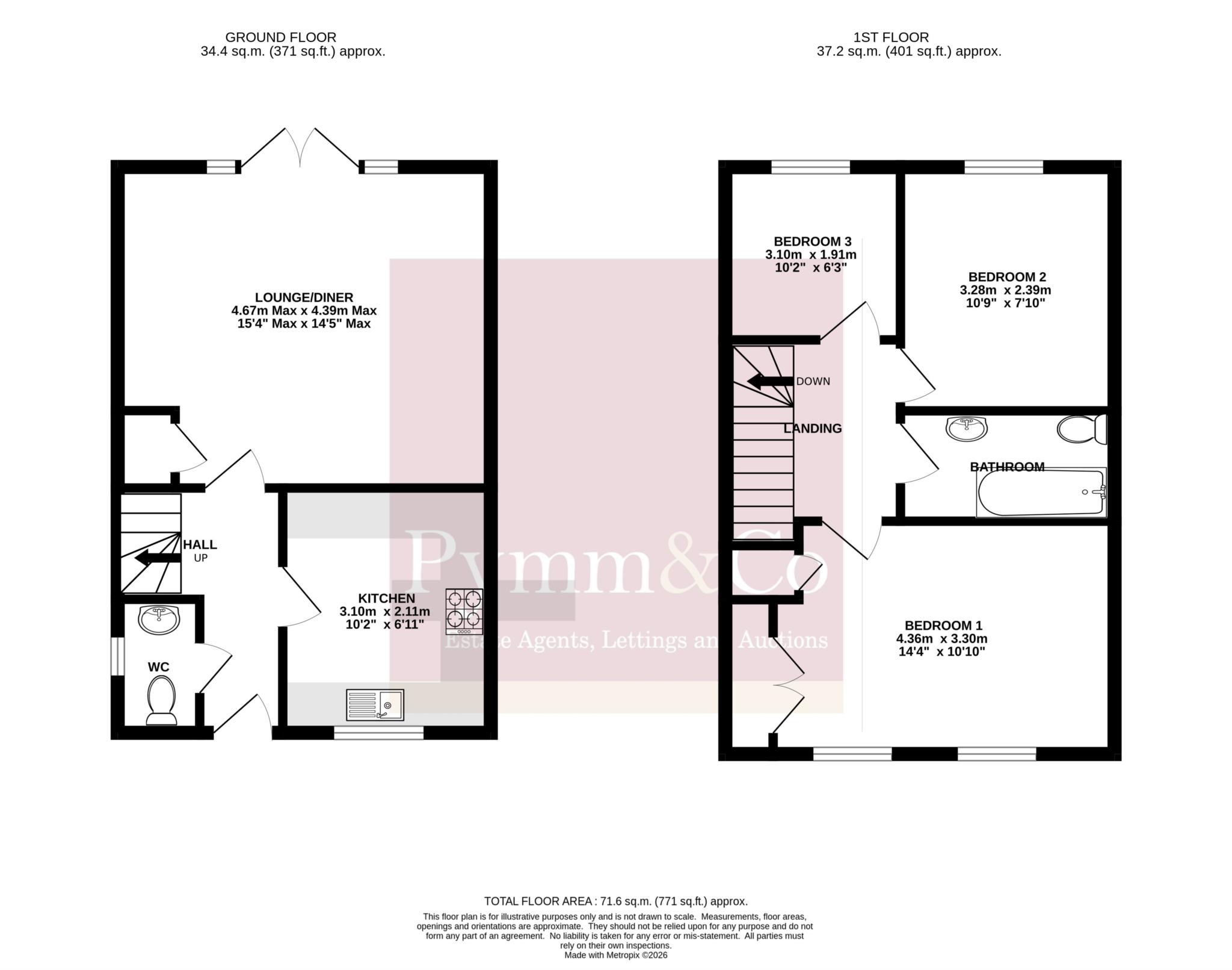 36, Rowan Crescent, Norwich floorplan
