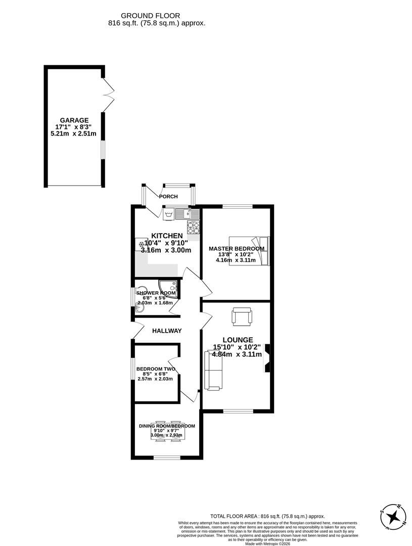 53, Cedar Avenue, Chorley floorplan
