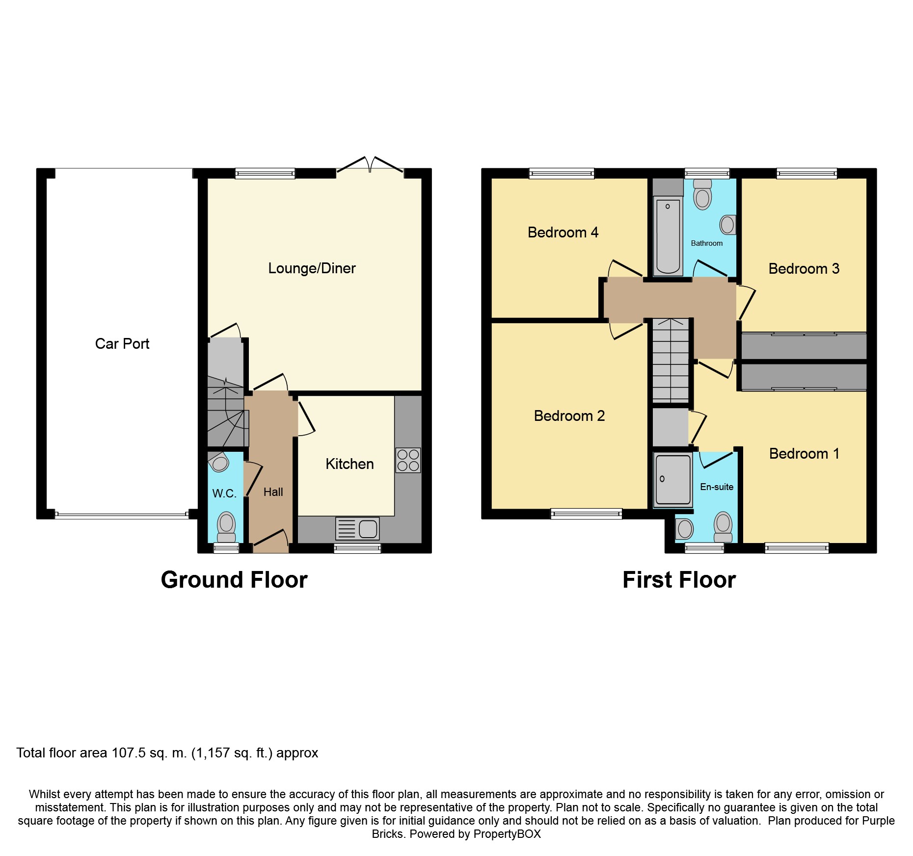 4 Bedrooms Town house for sale in Pavior Road, Bestwood NG5