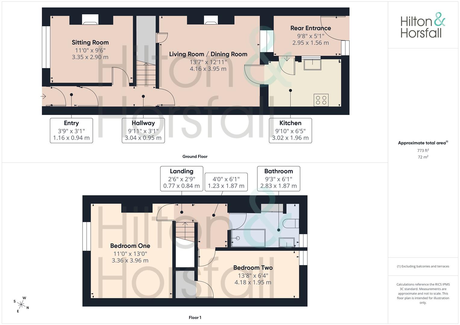 King Street, Briercliffe floorplan